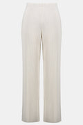 Joseph Ribkoff 254006 Birch Cream Wide Leg Pleated Trousers - Dotique - Joseph Ribkoff