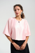 Women’s Joseph Ribkoff Petal Pink tailored jacket in soft stretch fabric.