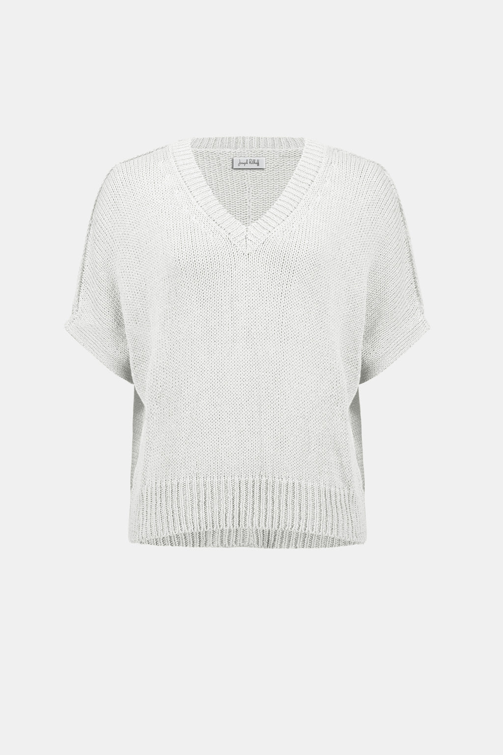 Joseph Ribkoff 262925 Viscose & Lurex Relaxed Knit Top Vanilla by Joseph Ribkoff shop Dotique available now