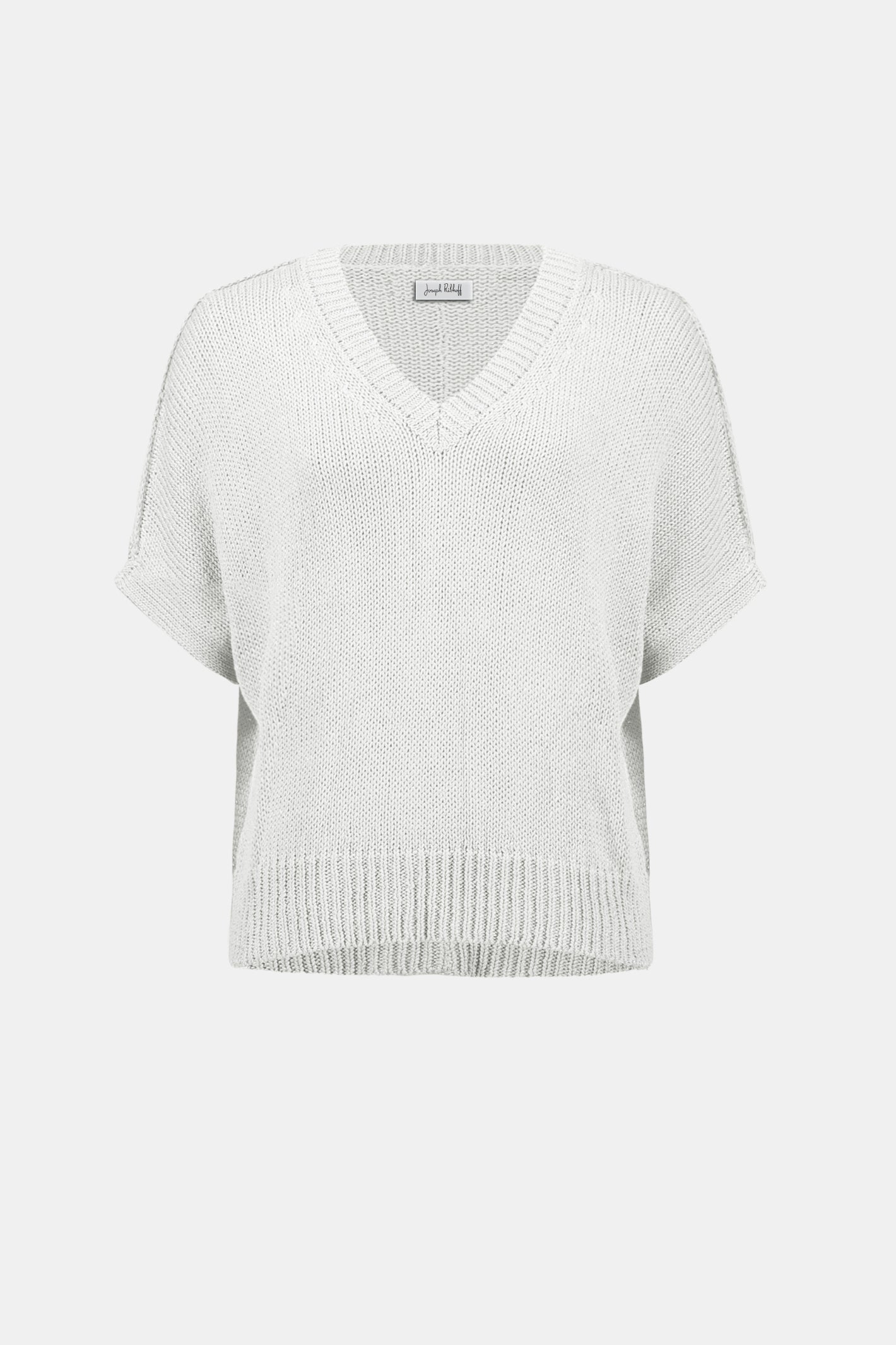Joseph Ribkoff 262925 Viscose & Lurex Relaxed Knit Top Vanilla by Joseph Ribkoff shop Dotique available now