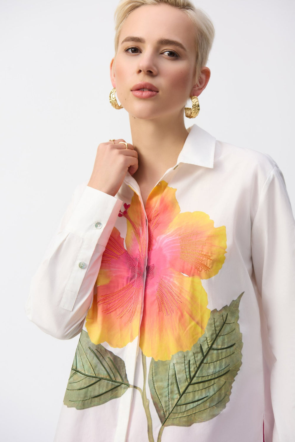  joseph-ribkoff-embroidered-flower-cotton-shirt-251938-2539-