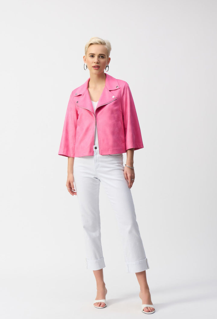  joseph-ribkoff-foiled-faux-suede-swing-jacket-bubblegum-251908-4368-