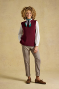 Joules Ada Swindale Tweed Trousers on model Shop Joules at Dotique