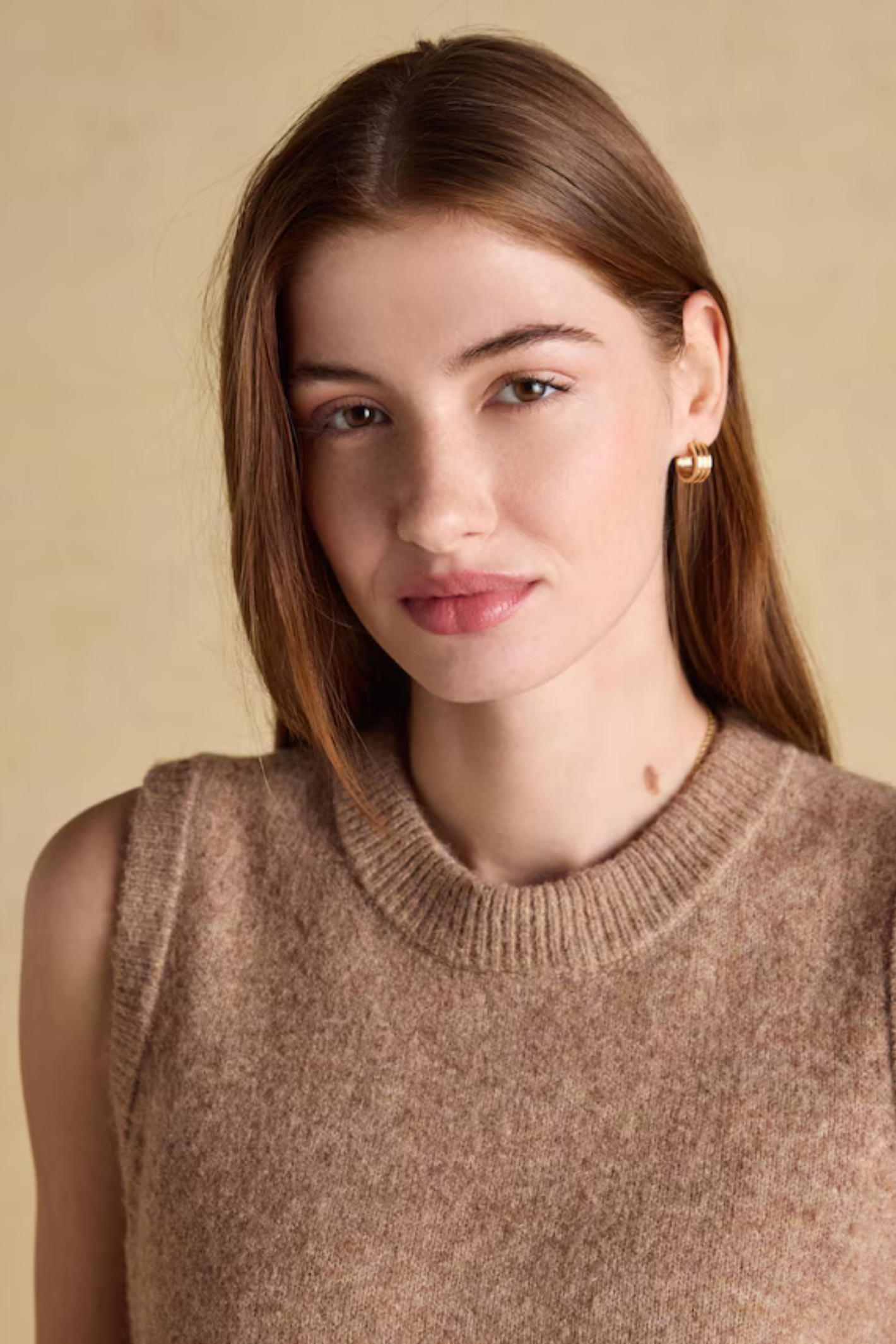 Joules AT8029 Holly Knitted Crew Neck Vest. Shop Joules at Dotique.