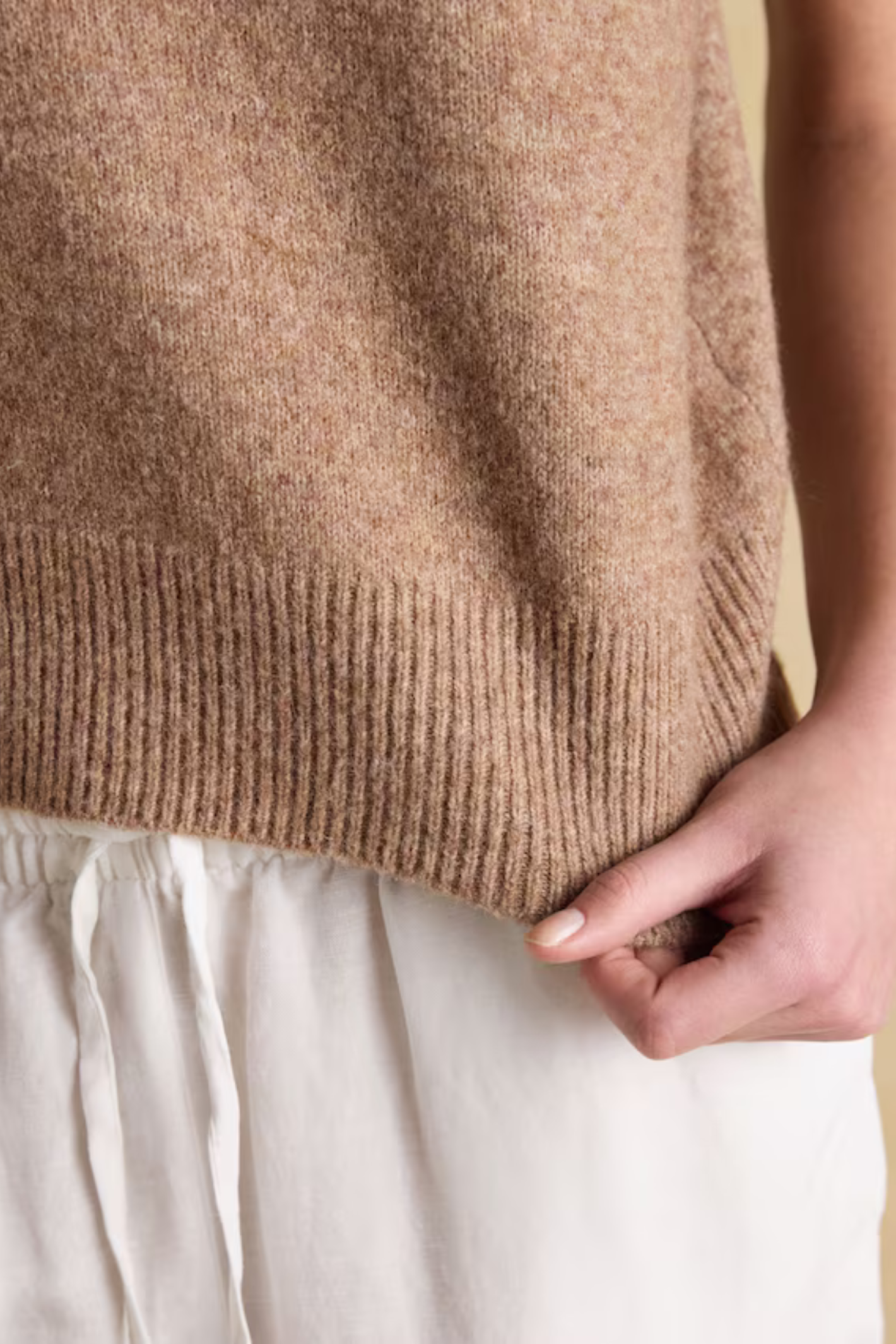 Joules AT8029 Holly Knitted Crew Neck Vest. Shop Joules at Dotique.