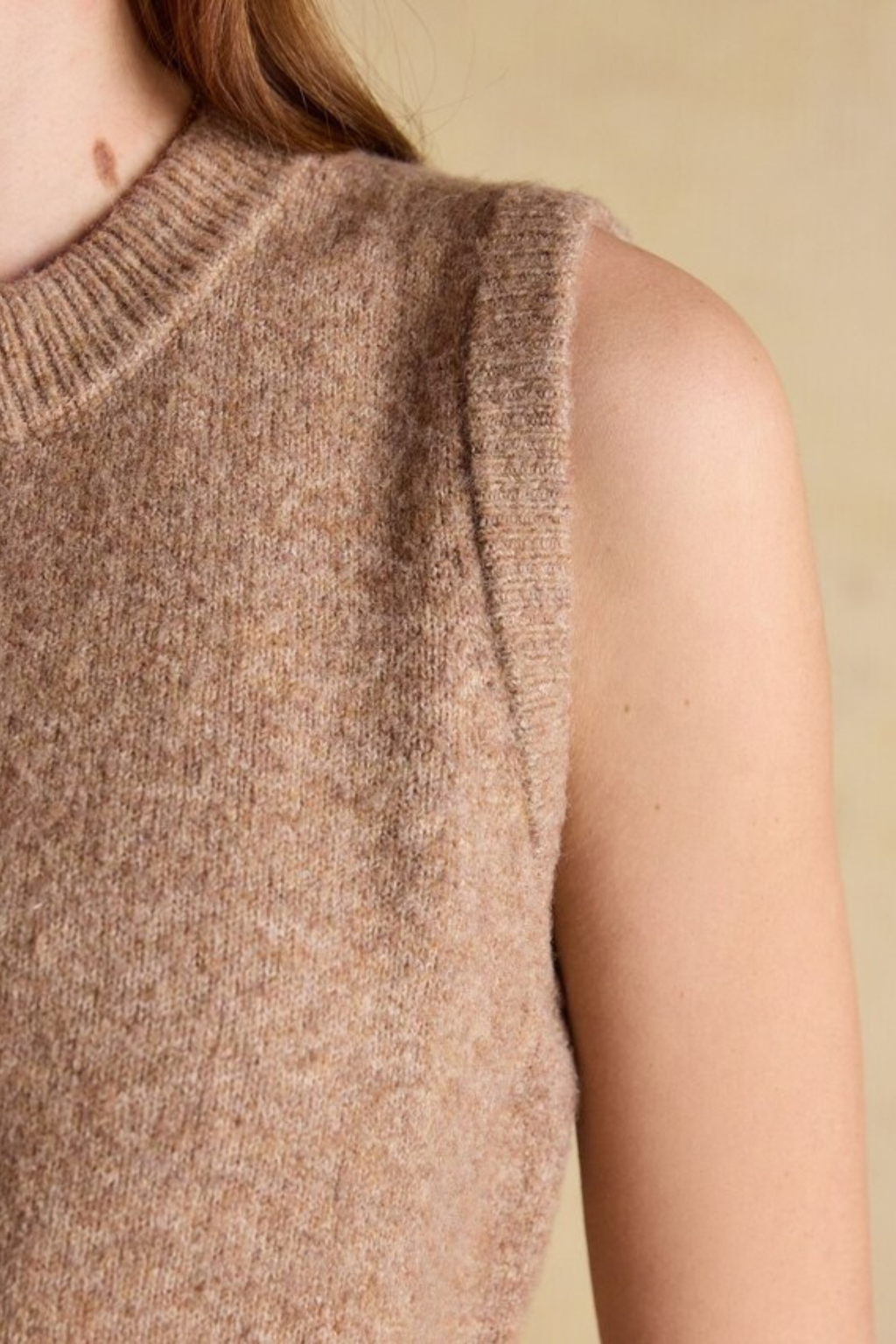 Joules AT8029 Holly Knitted Crew Neck Vest. Shop Joules at Dotique.