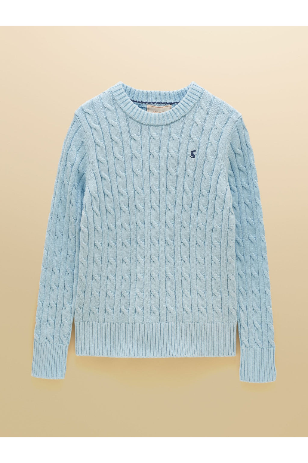 Joules Classic Cable Light Blue Jumper