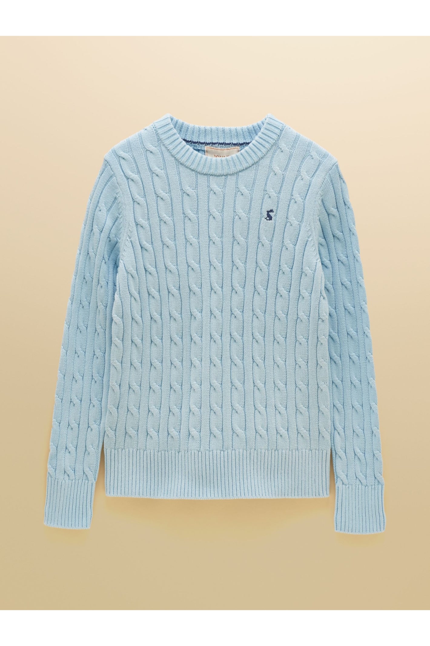 Joules Classic Cable Light Blue Jumper