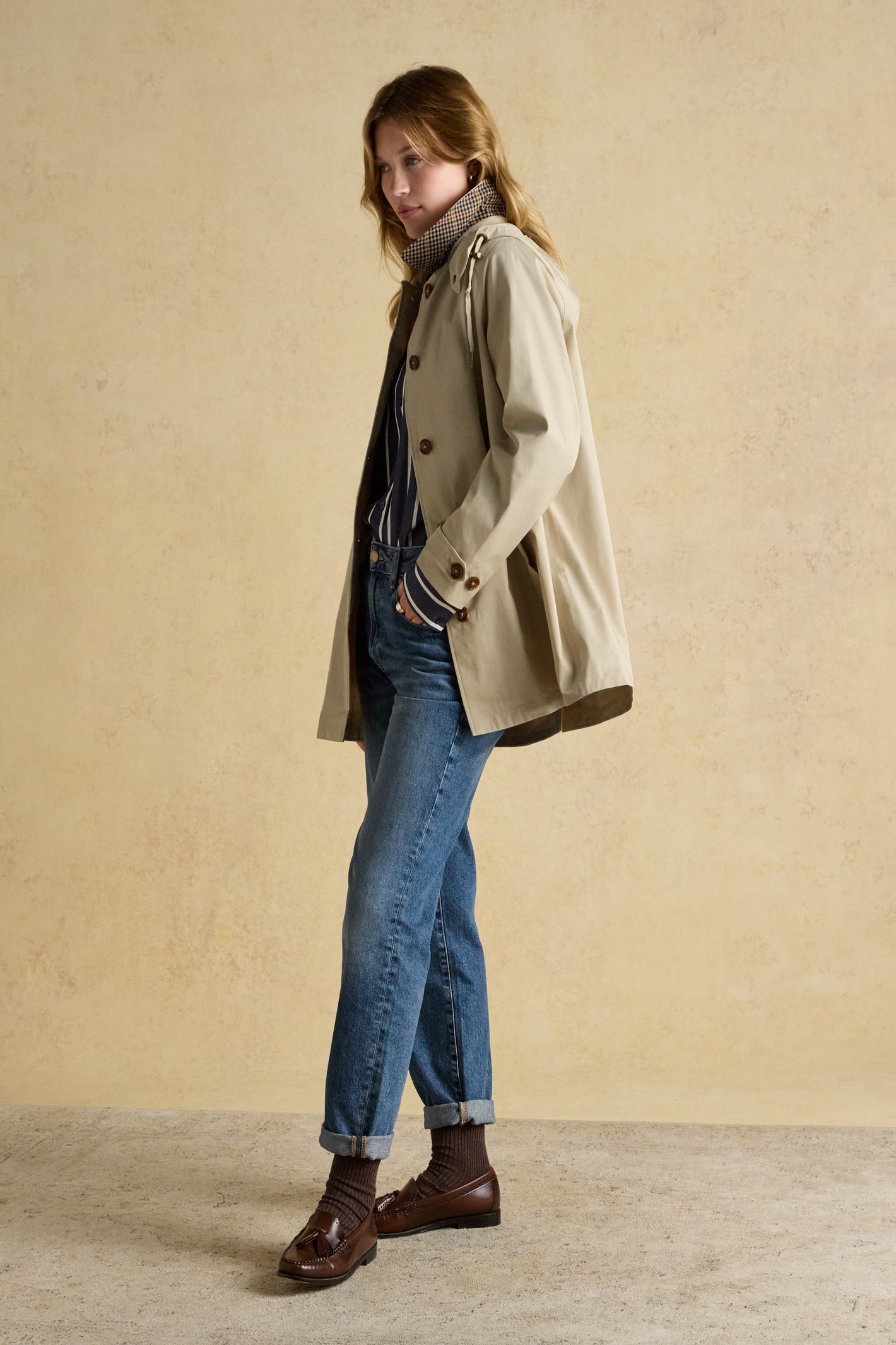 The Joules Rainmore coat is a stylish solution to unpredictable weather. Shop Joules at Dotique.