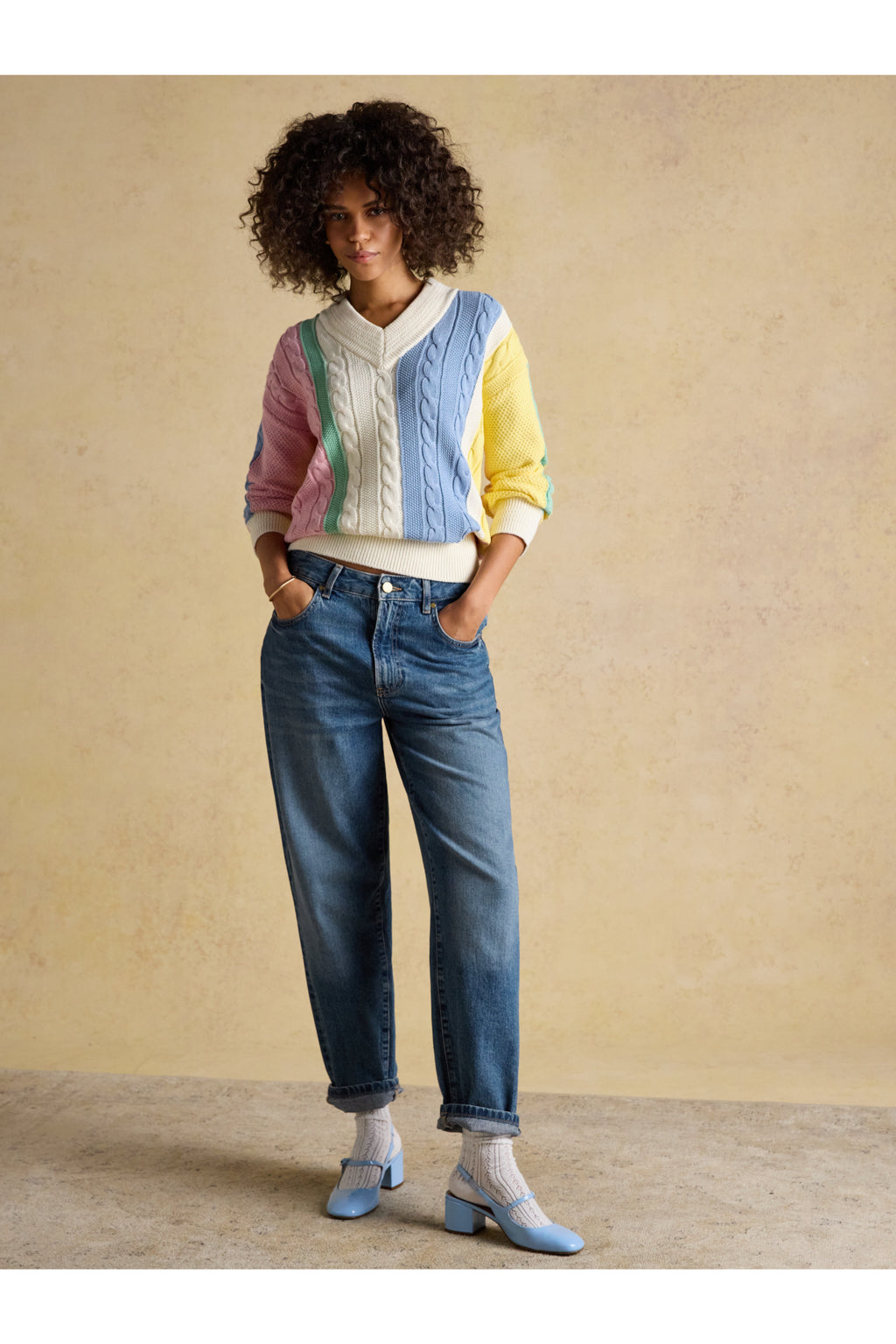 Joules H43003 Dibly Stripe Cricket Jumper