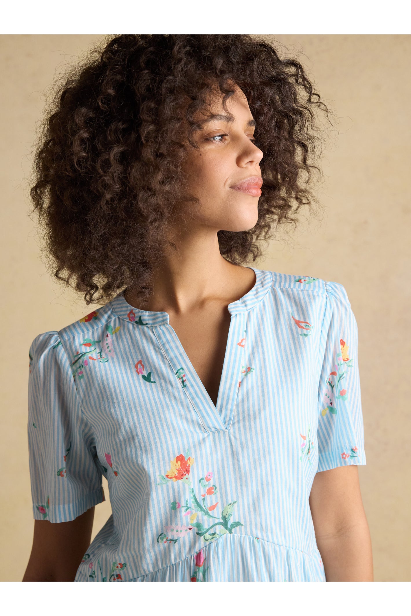 Joules H63477 Ariella Tiered Dress – Blue