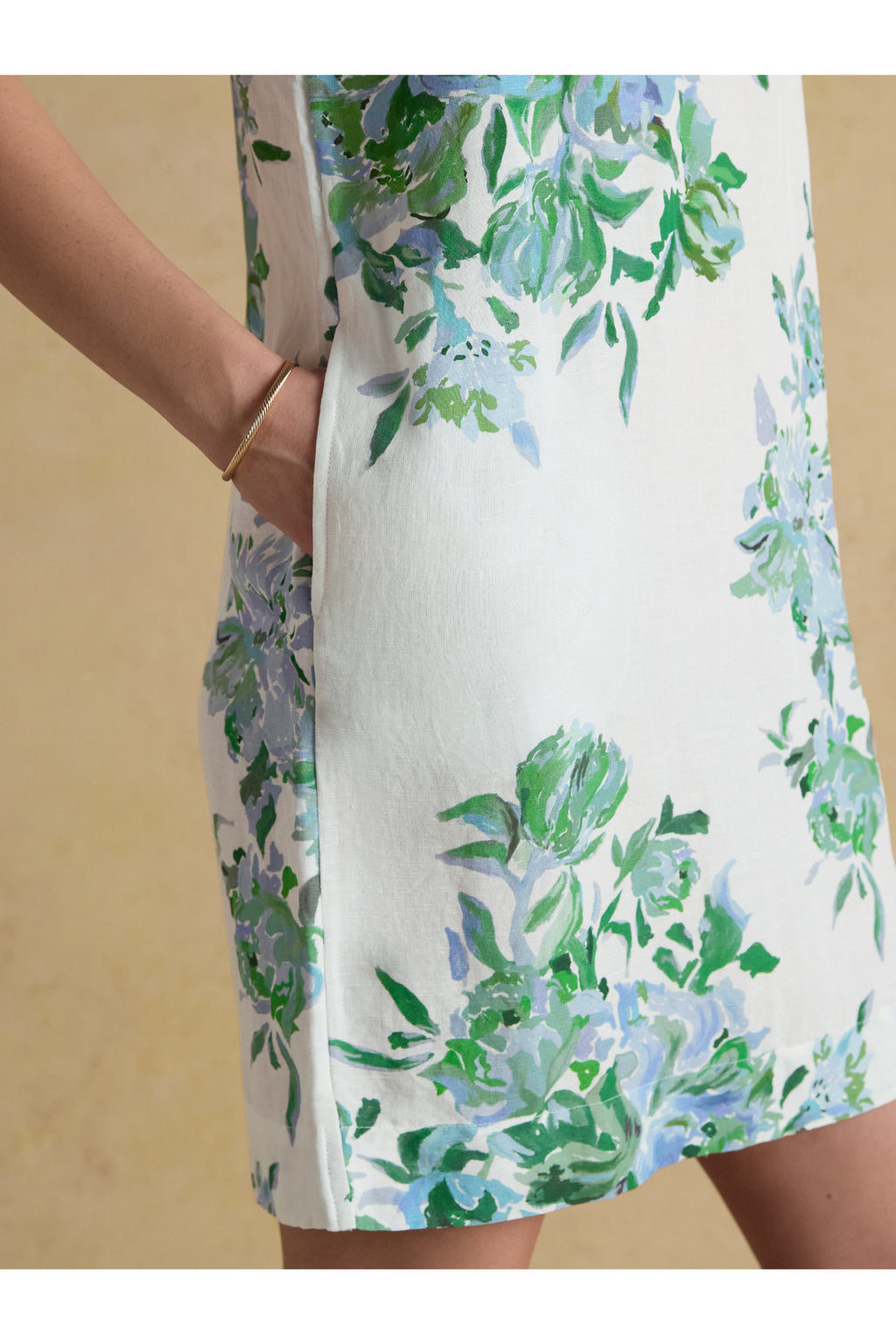 Joules H63486 Delphine Shift Dress – Blue / White Floral