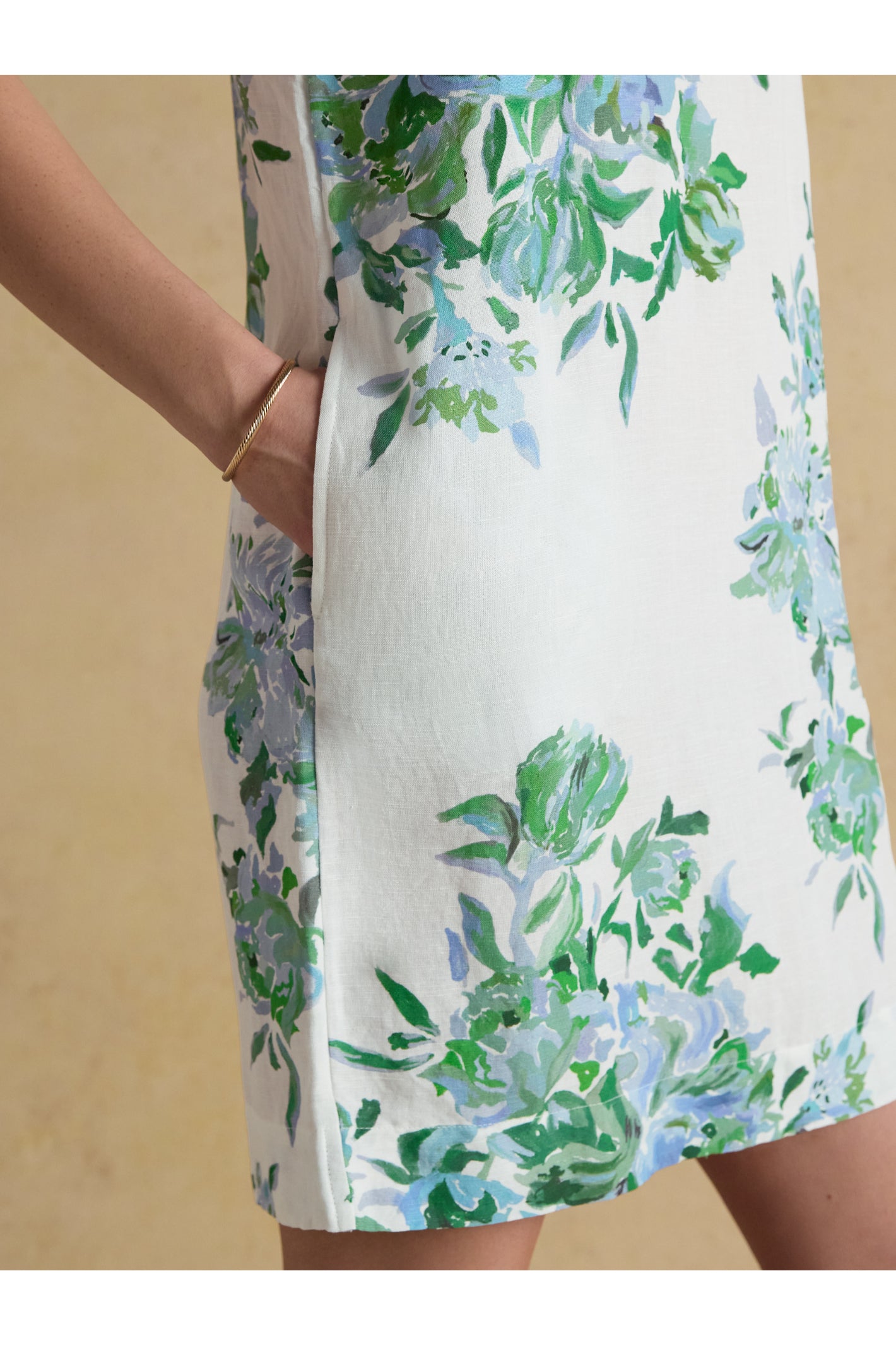 Joules H63486 Delphine Shift Dress – Blue / White Floral