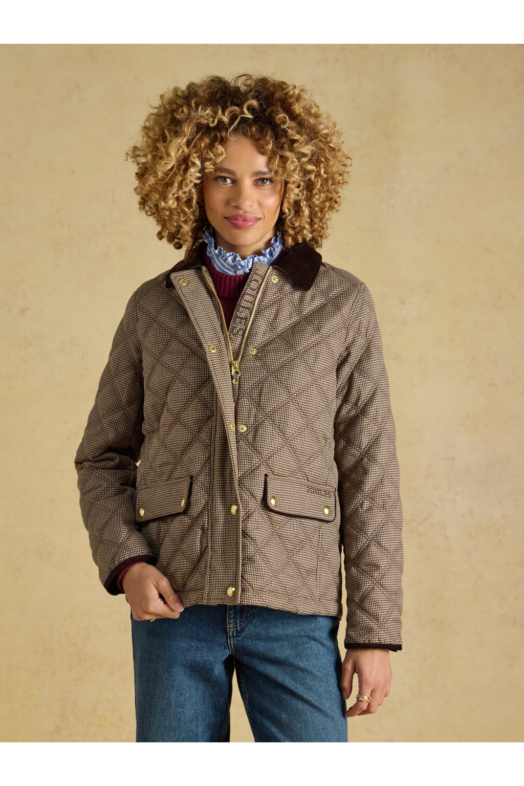 Joules Harrogate Check Coat