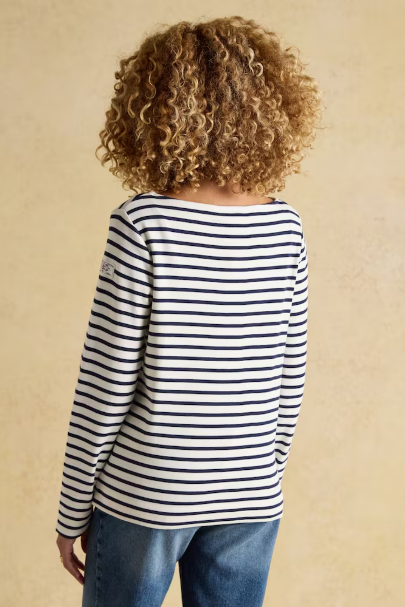 Joules N58835 Harbour Boat Neck Breton Top – Cream / Navy Stripe. Shop Joules at Dotique.