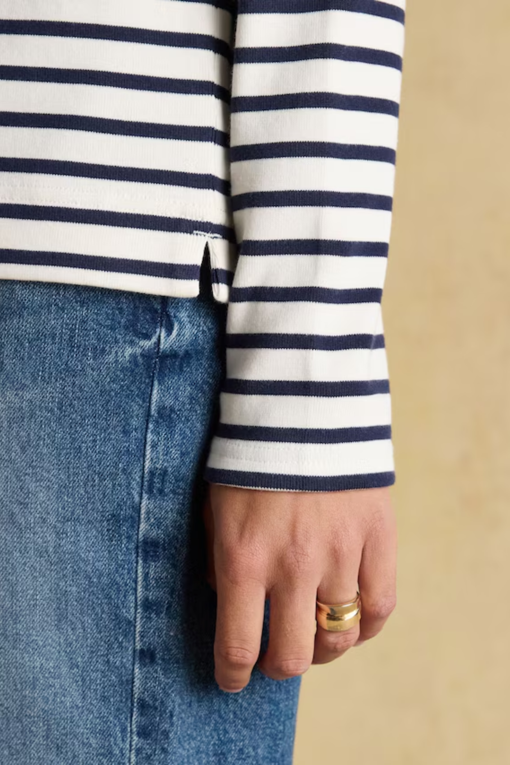 Joules N58835 Harbour Boat Neck Breton Top – Cream / Navy Stripe. Shop Joules at Dotique.