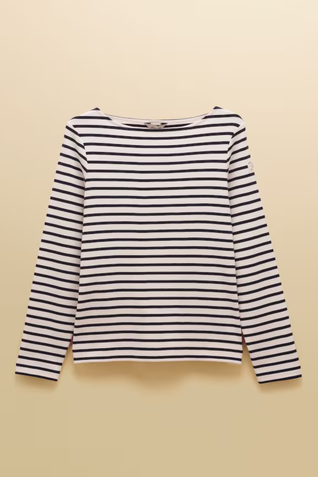 Joules N58835 Harbour Boat Neck Breton Top – Cream / Navy Stripe. Shop Joules at Dotique.