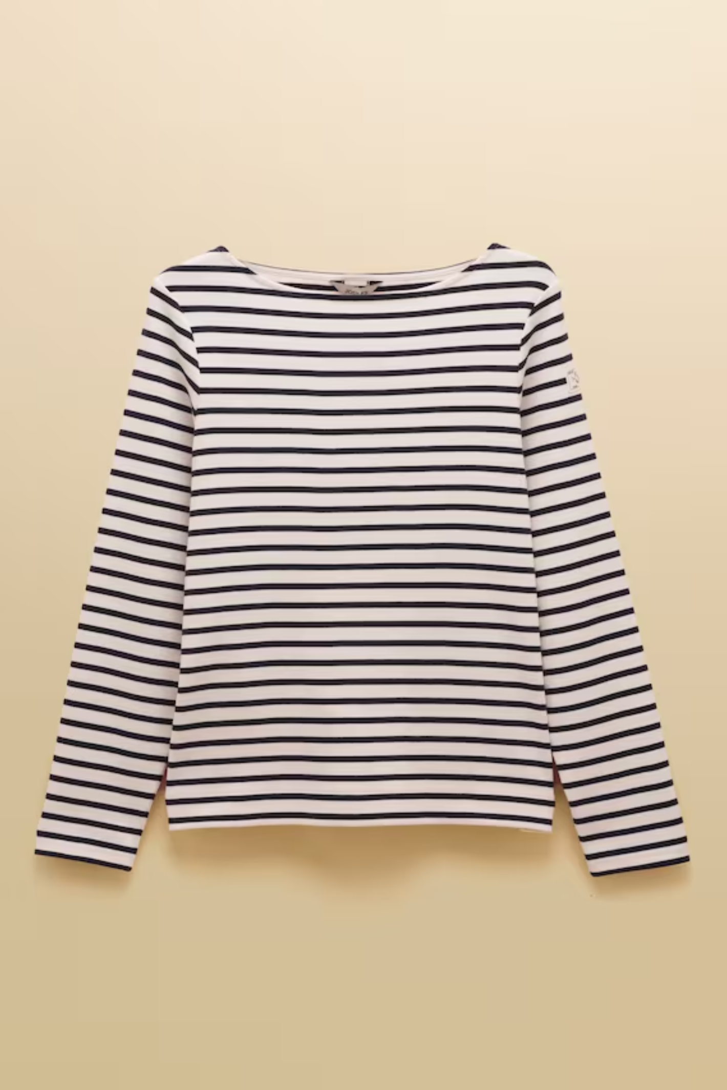 Joules N58835 Harbour Boat Neck Breton Top – Cream / Navy Stripe. Shop Joules at Dotique.