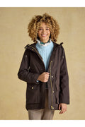 Joules Portwell Chocolate Brown Coat