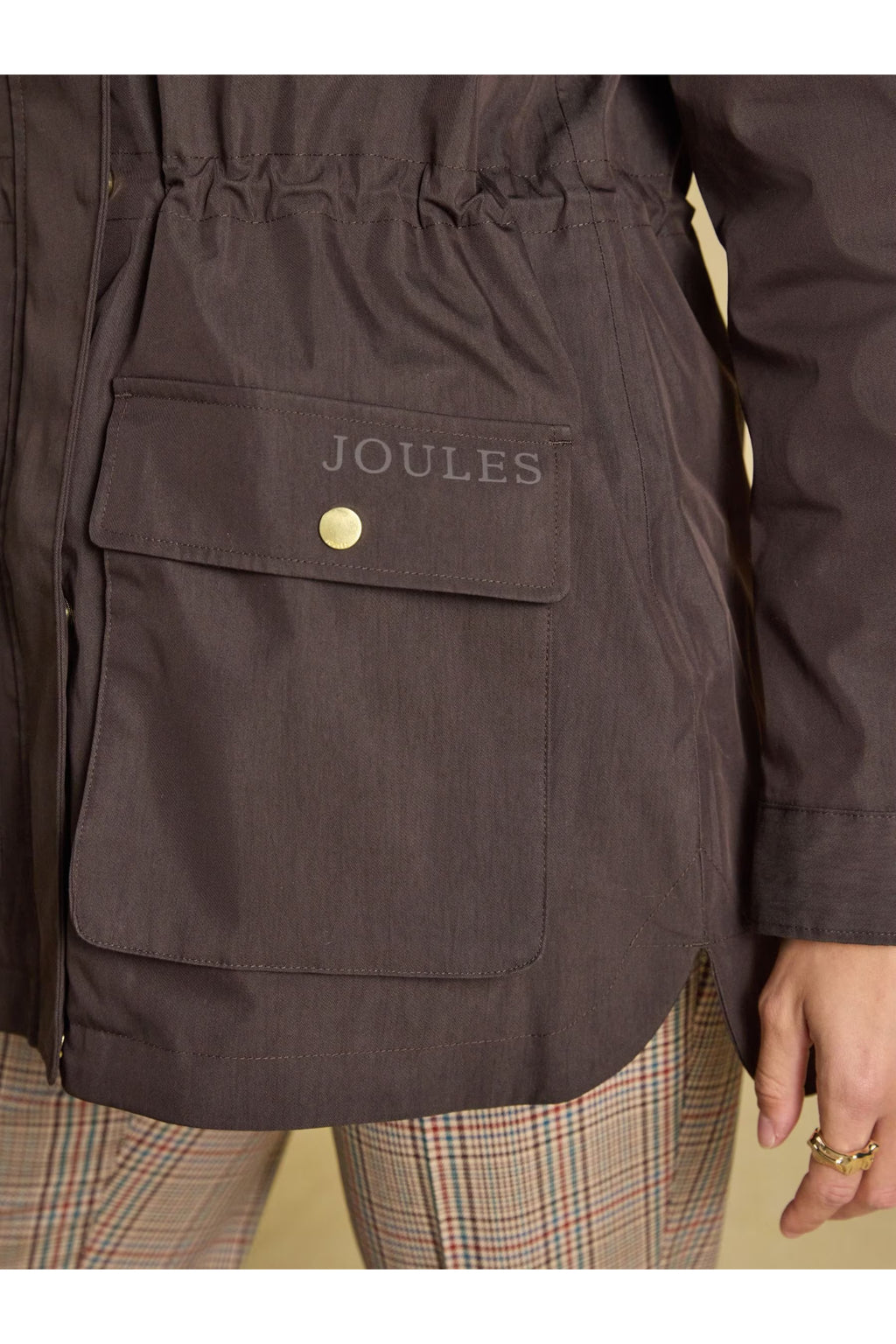 Joules Portwell Chocolate Brown Coat