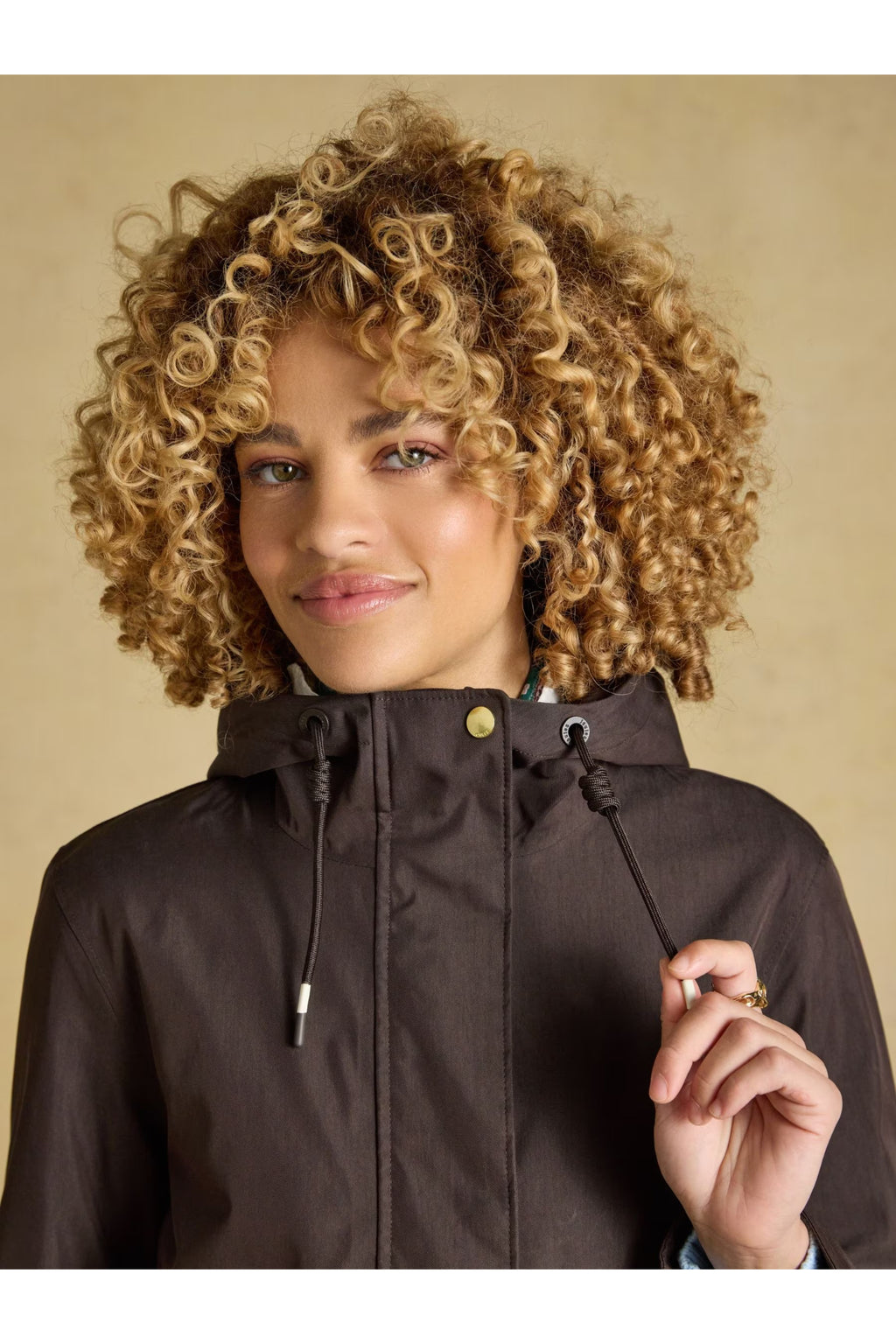 Joules Portwell Chocolate Brown Coat