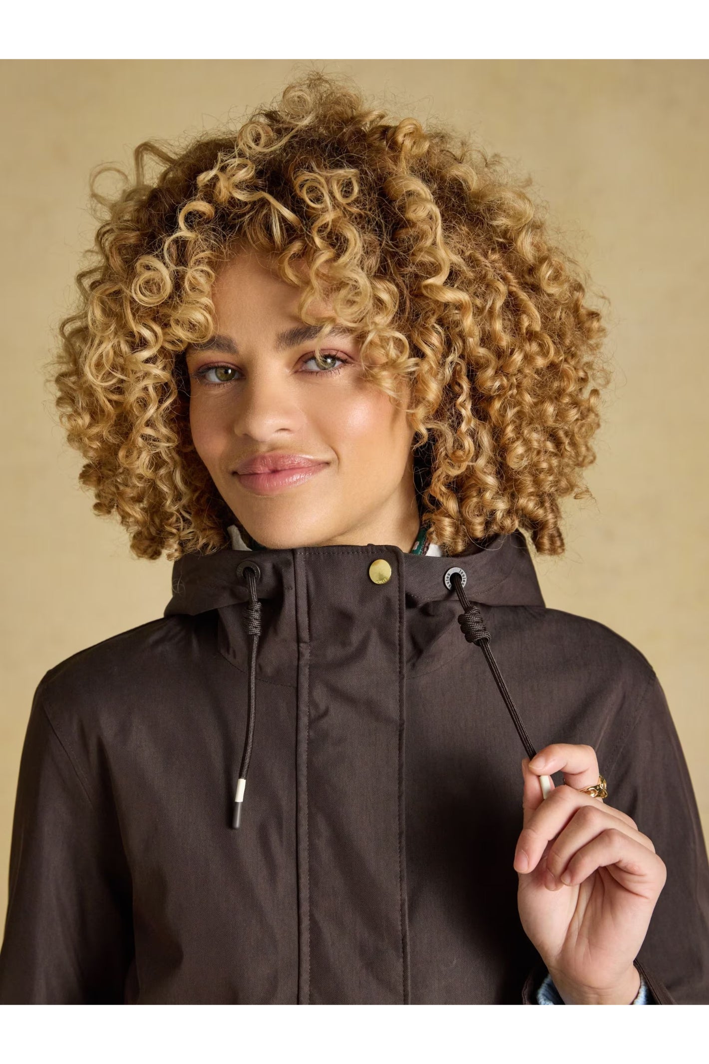Joules Portwell Chocolate Brown Coat