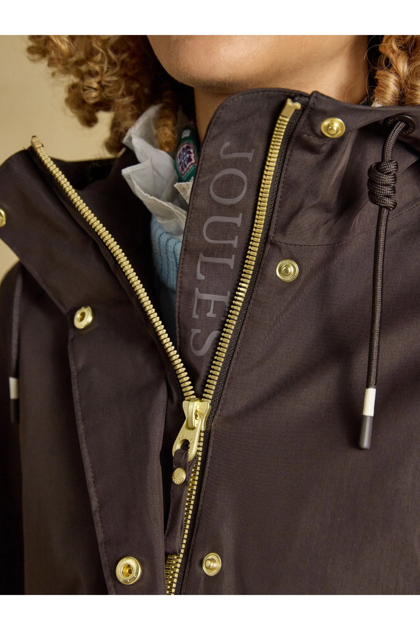 Joules Portwell Chocolate Brown Coat