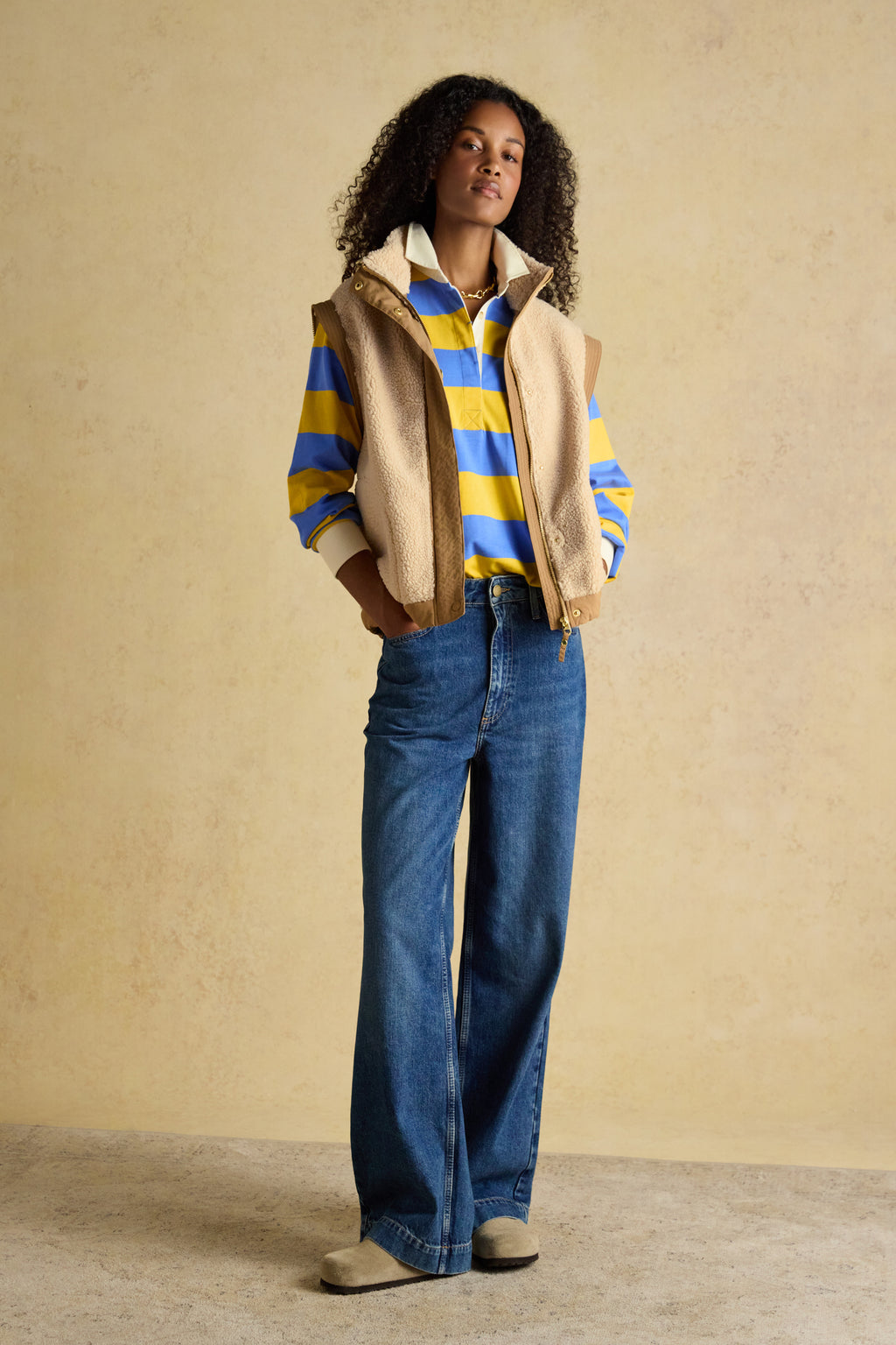 This is one of those clever pieces you’ll wonder how you managed without. The Wrenleigh 2-in-1 fleece is designed to work hard in your wardrobe, giving you two looks in one easy layer. Shop Joules at Dotique.