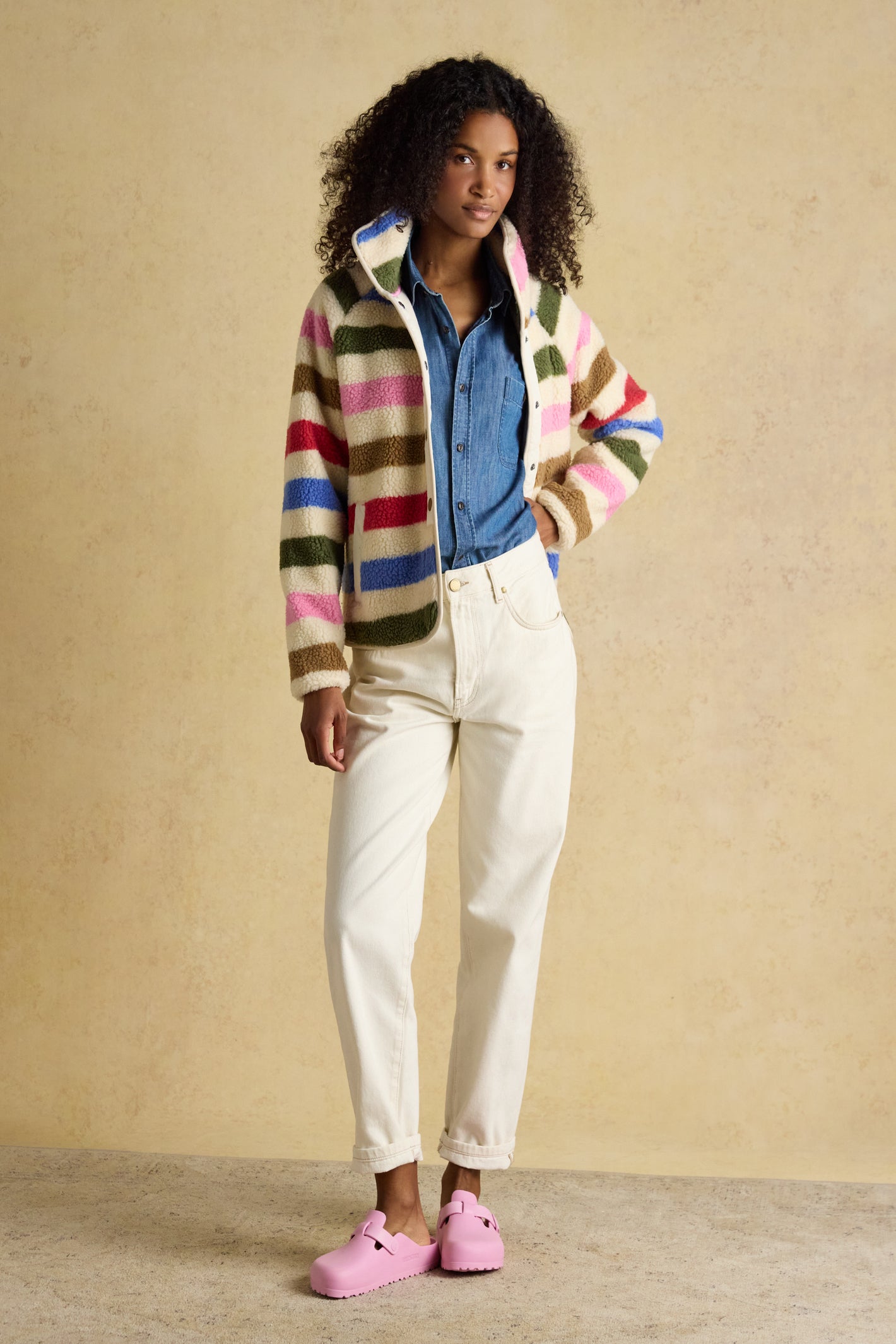 Joules W25352 Eva Borg Fleece – Multi Bright. Shop Joules at Dotique.