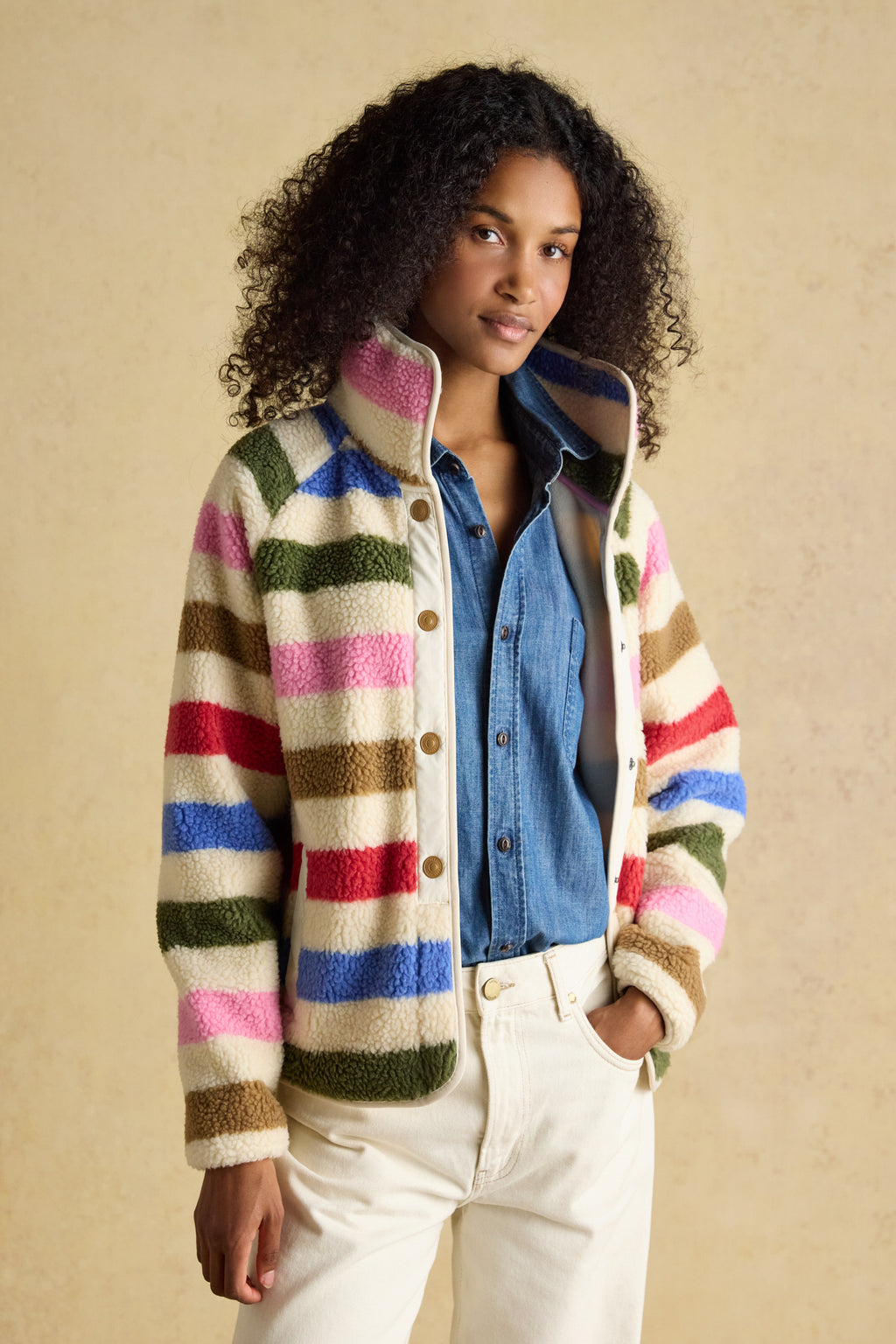 Joules W25352 Eva Borg Fleece – Multi Bright. Shop Joules at Dotique.