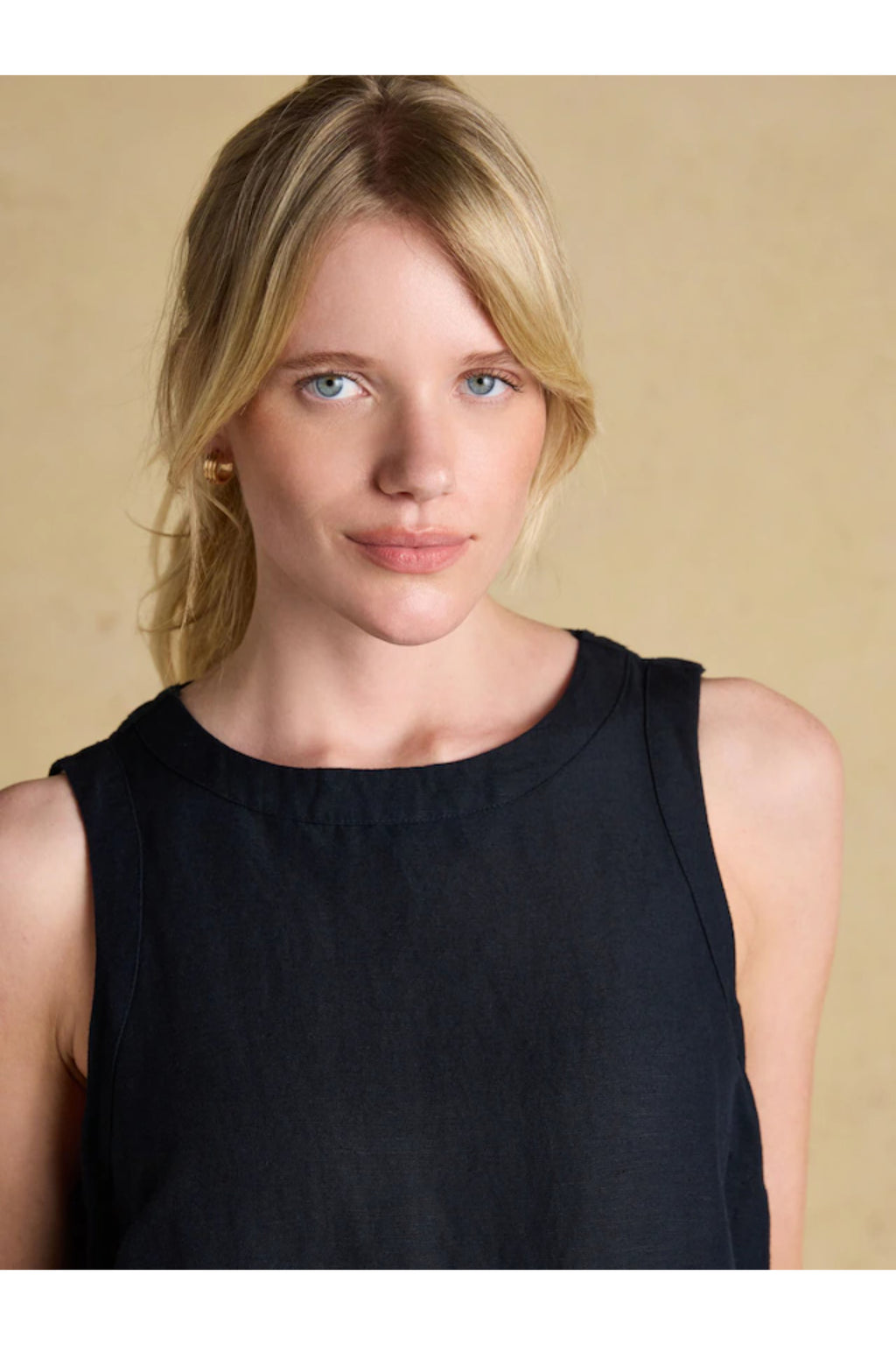 Joules W70244 Delphine Linen Shift Dress – Navy