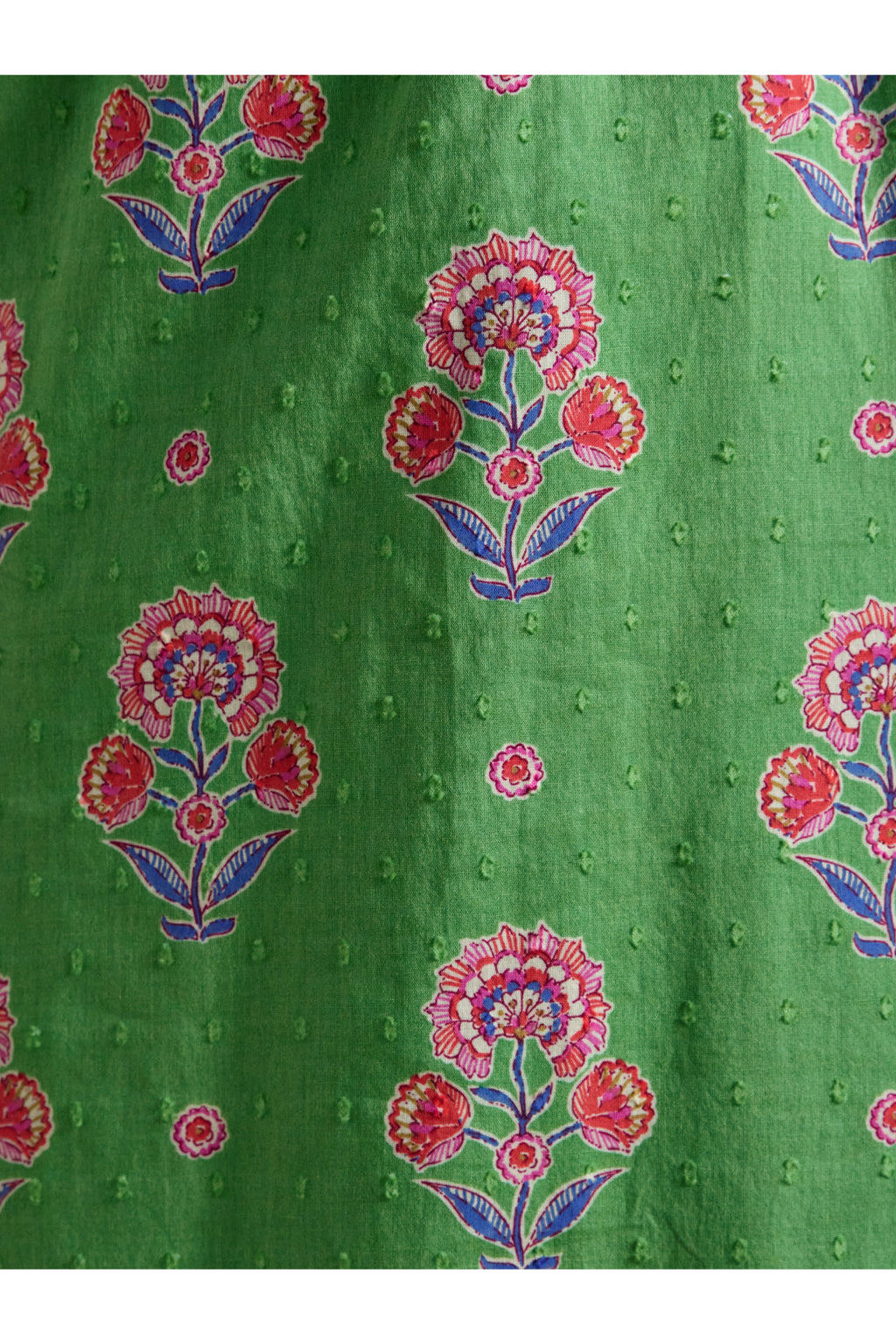Joules W70263 Larissa Green Pink Midi Dress