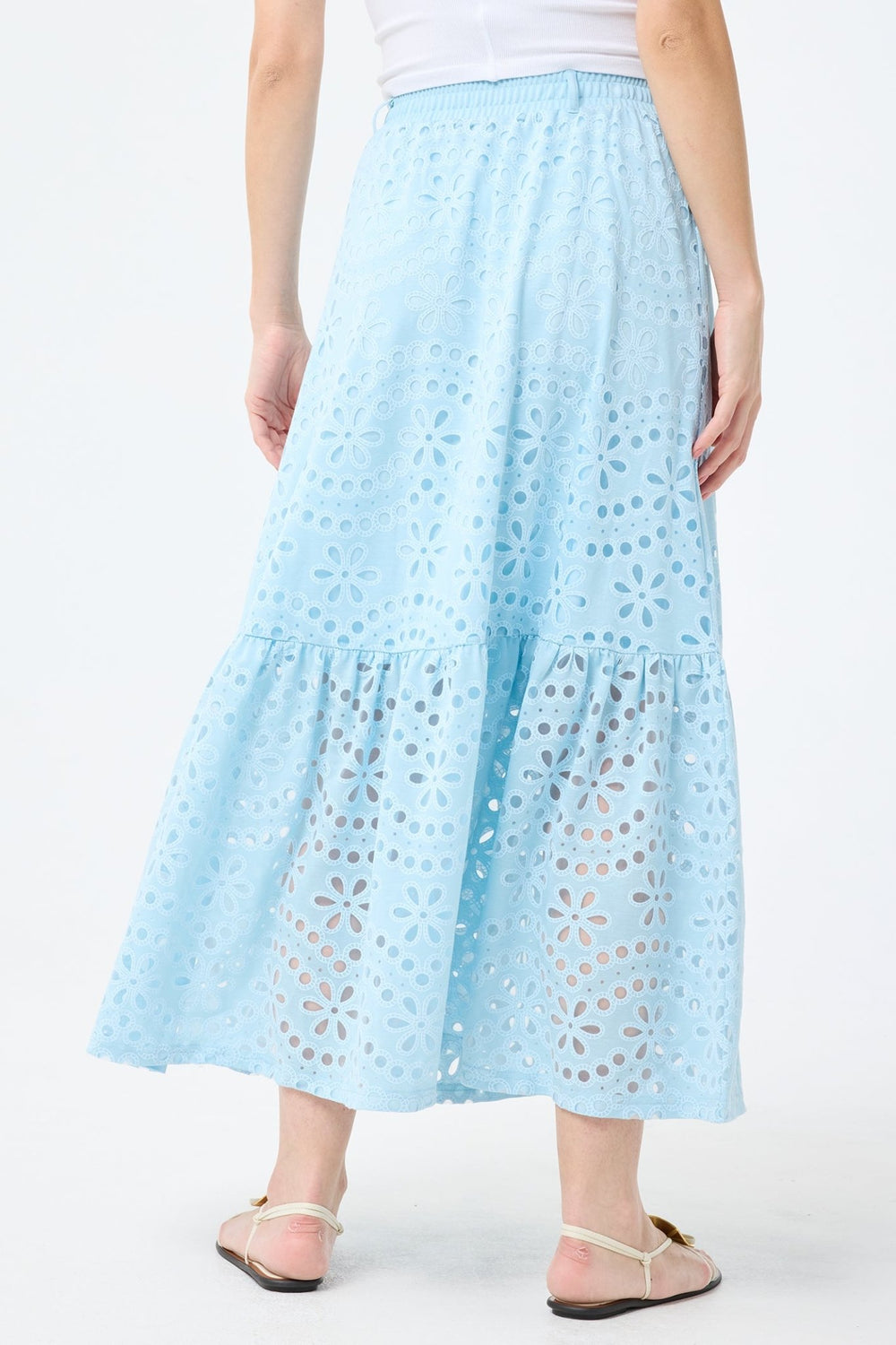 Leo & Ugo TEWJ372 Light Blue Skirt - Dotique