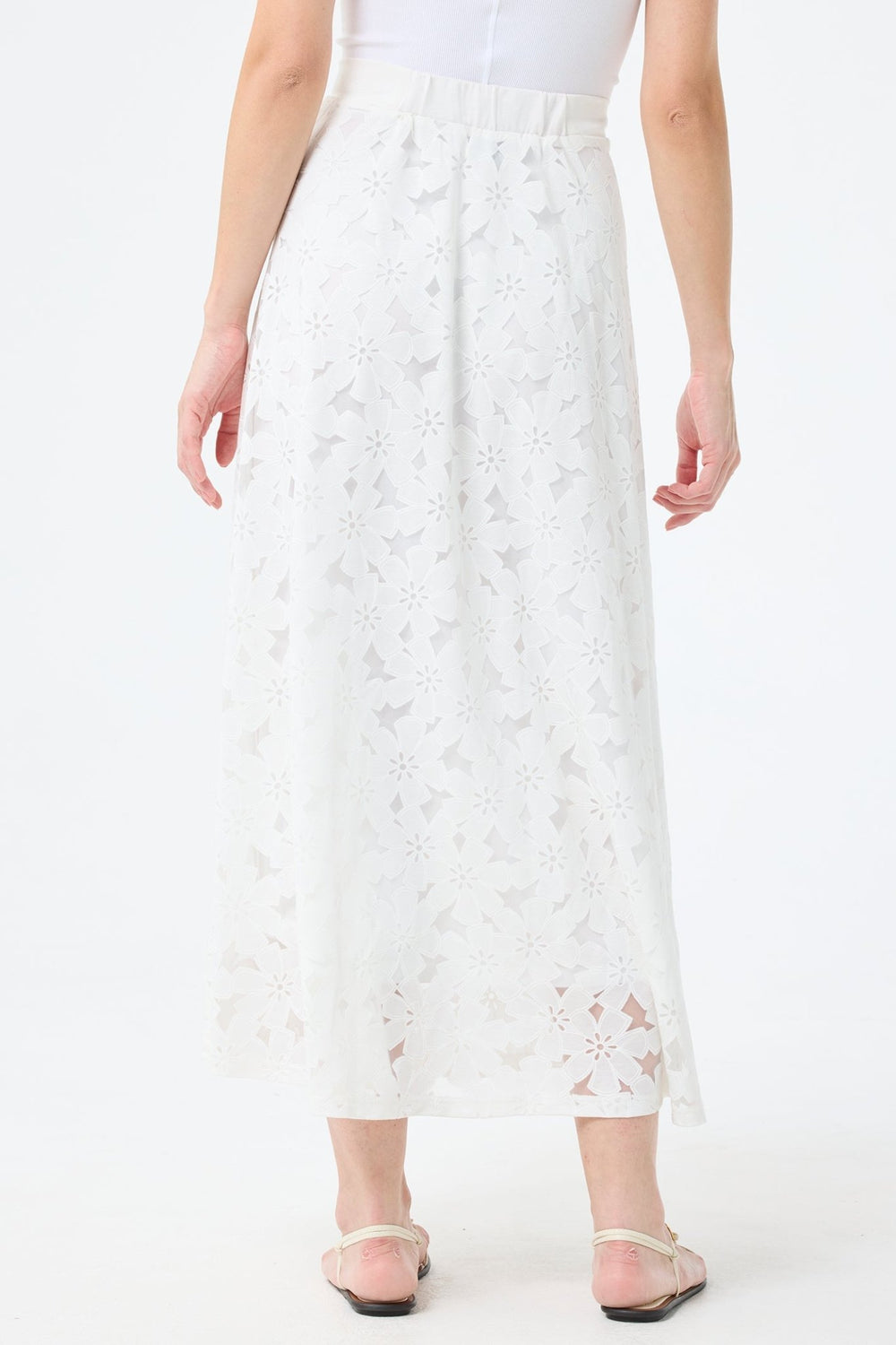 Leo & Ugo TEWJ374 White Skirt - Dotique