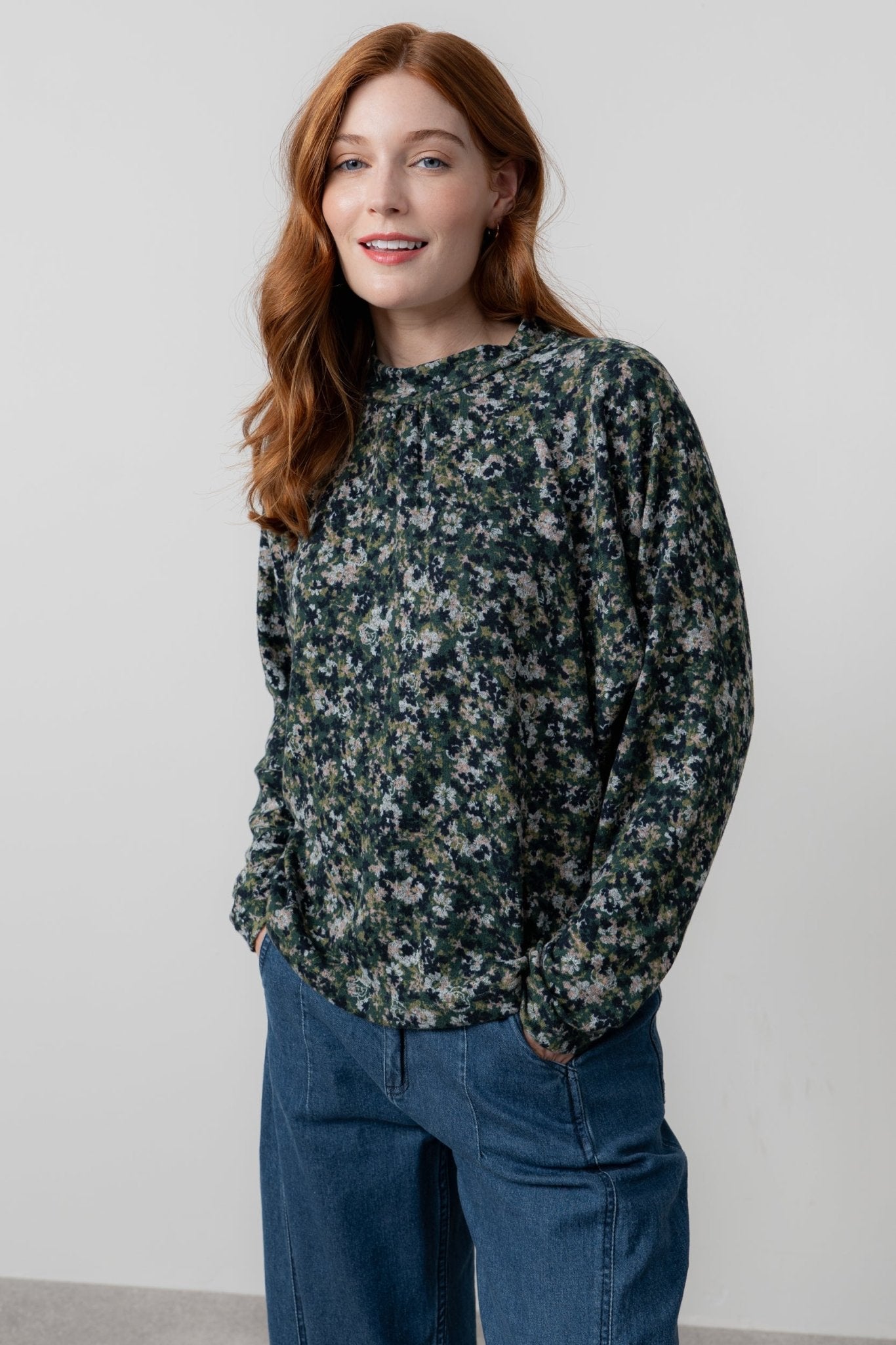 Lily & Me LM25559 Bayberry Top Cosmos Green - Dotique - Lily & me