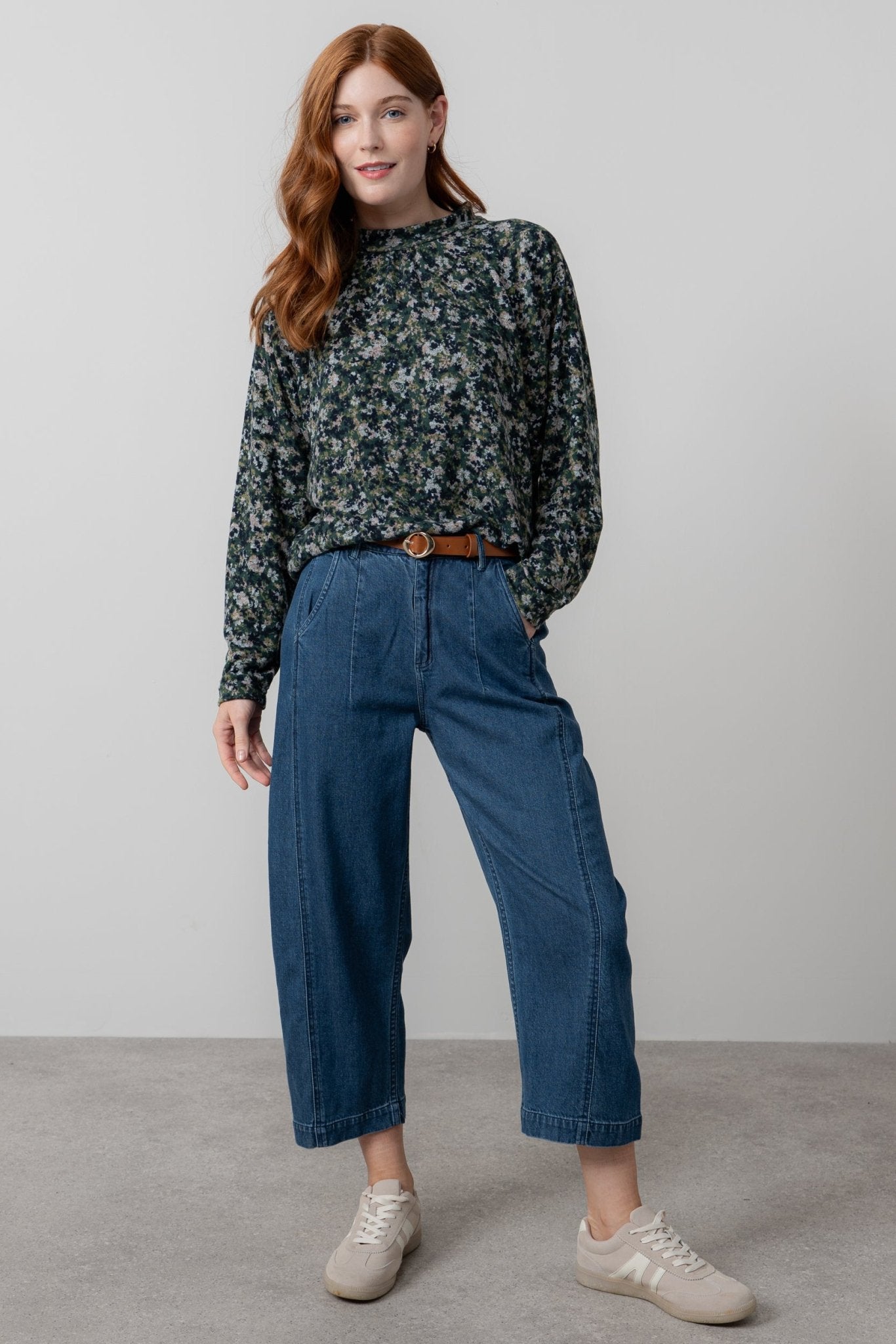 Lily & Me LM25559 Bayberry Top Cosmos Green - Dotique - Lily & me
