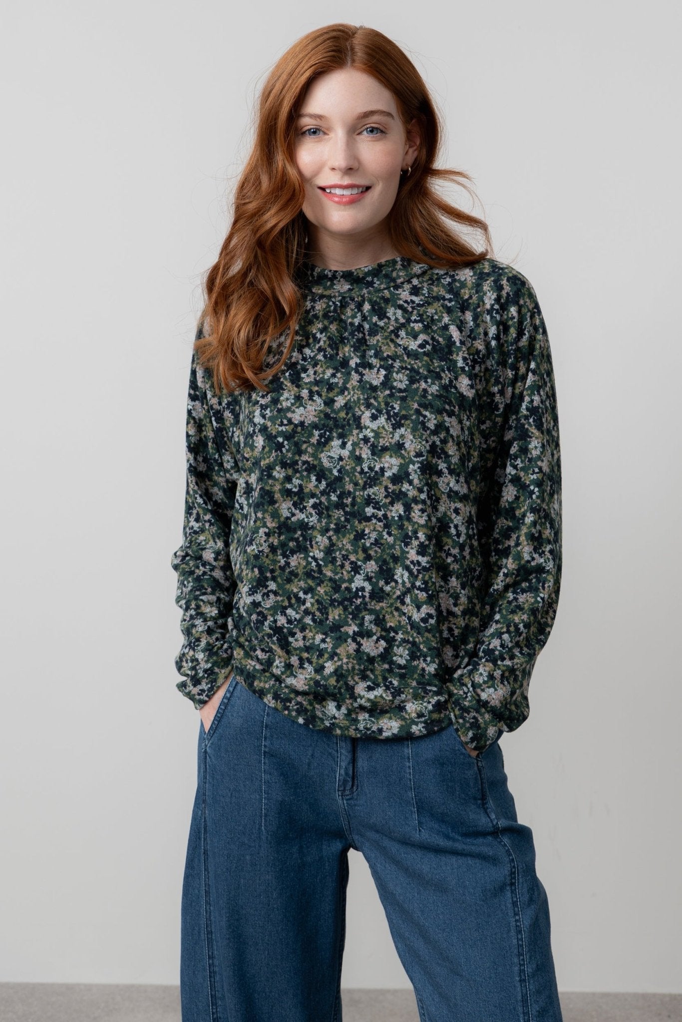 Lily & Me LM25559 Bayberry Top Cosmos Green - Dotique - Lily & me