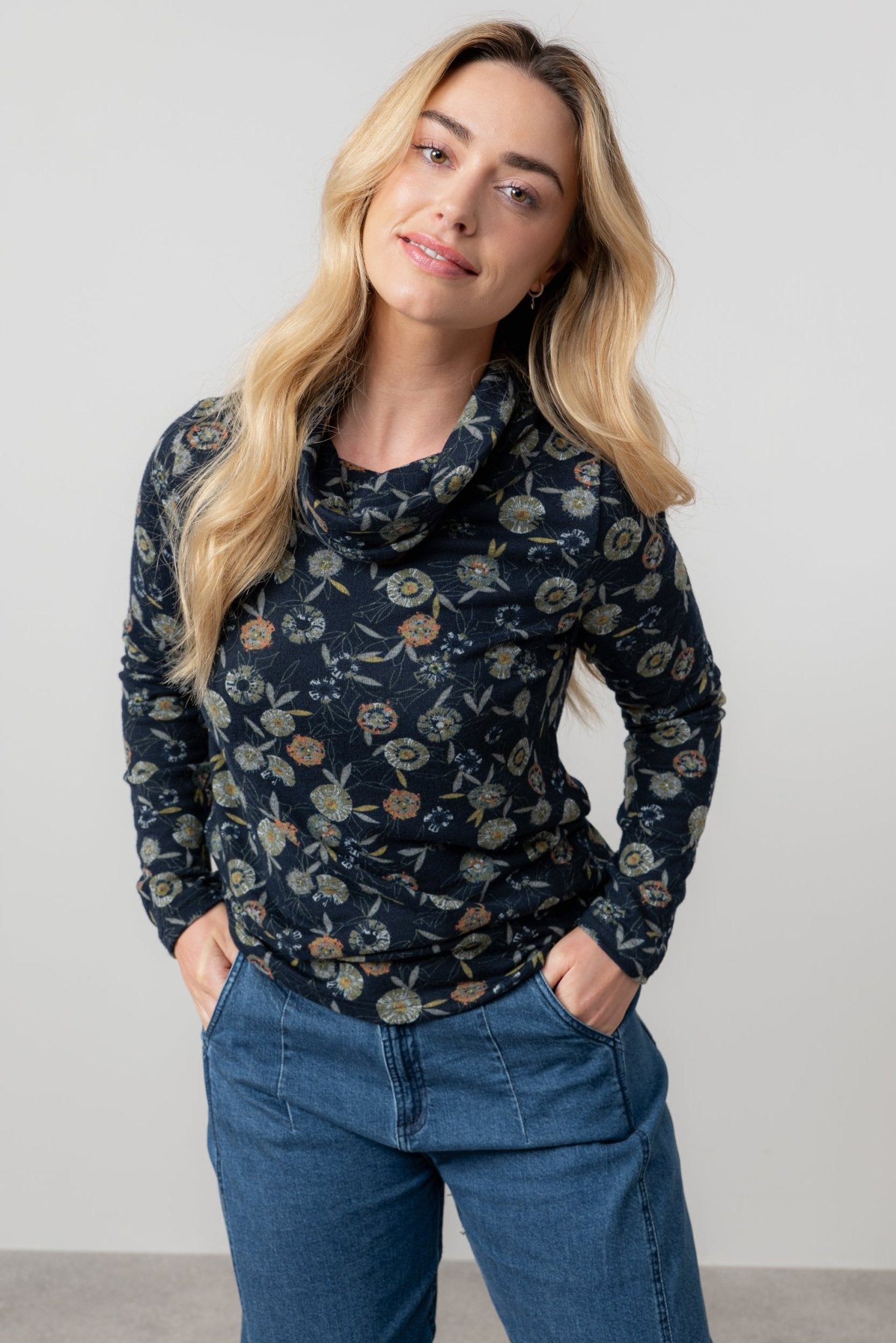 Lily & Me LM25590 Relaxed Everyday Jumper Building Navy - Dotique - Lily & me