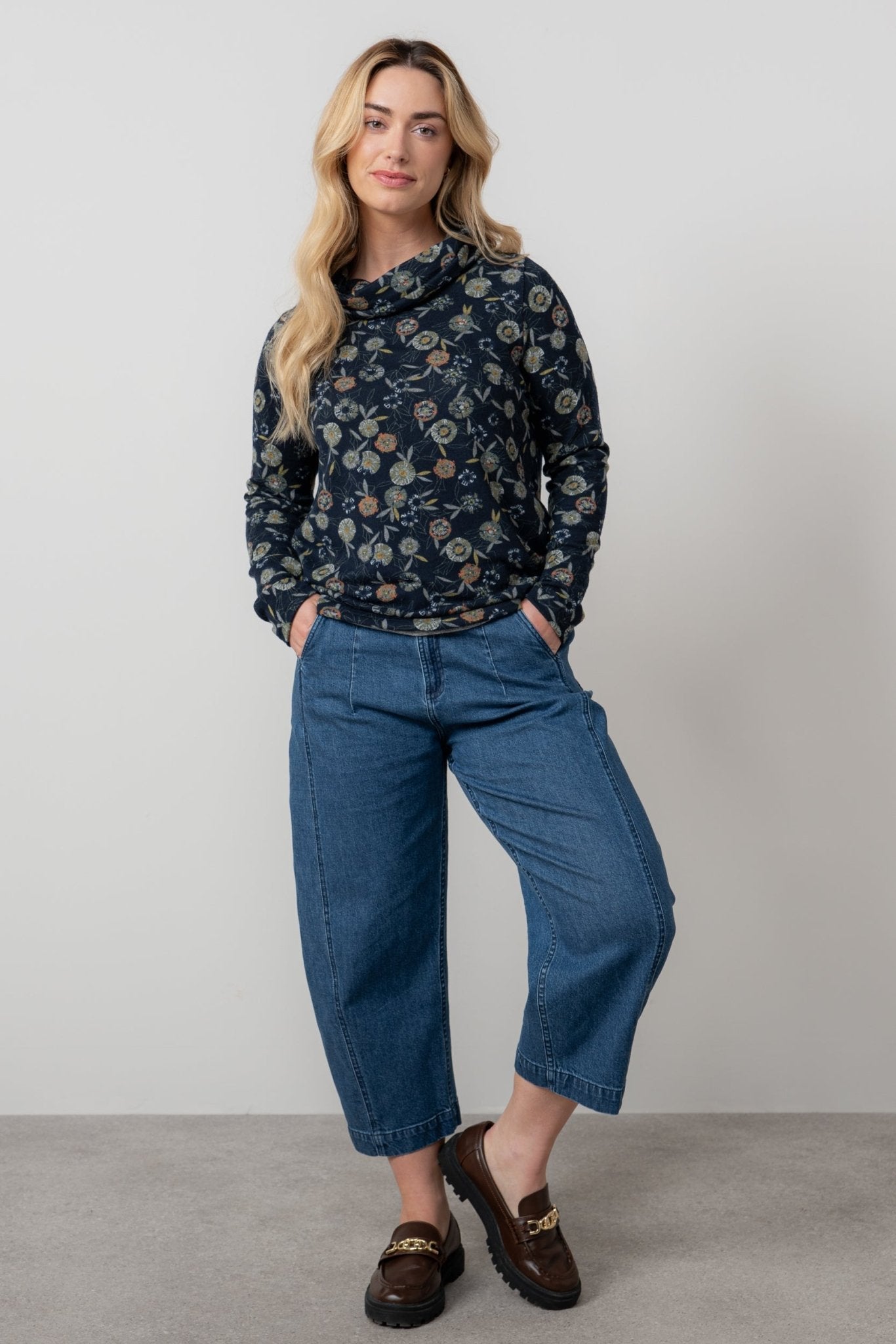 Lily & Me LM25590 Relaxed Everyday Jumper Building Navy - Dotique - Lily & me