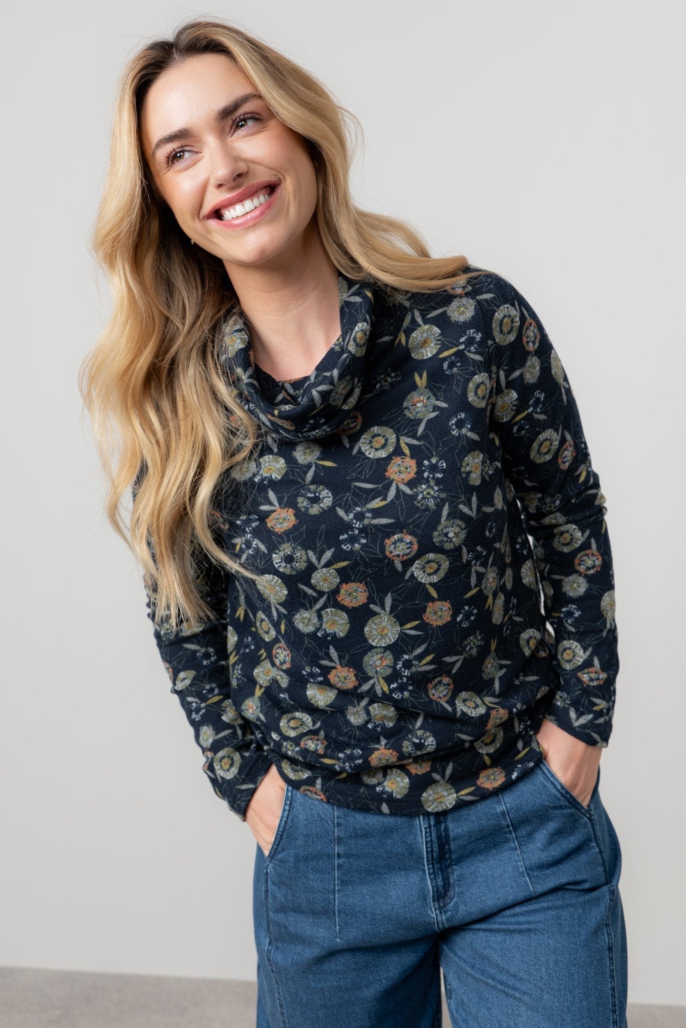 Lily & Me LM25590 Relaxed Everyday Jumper Building Navy - Dotique - Lily & me
