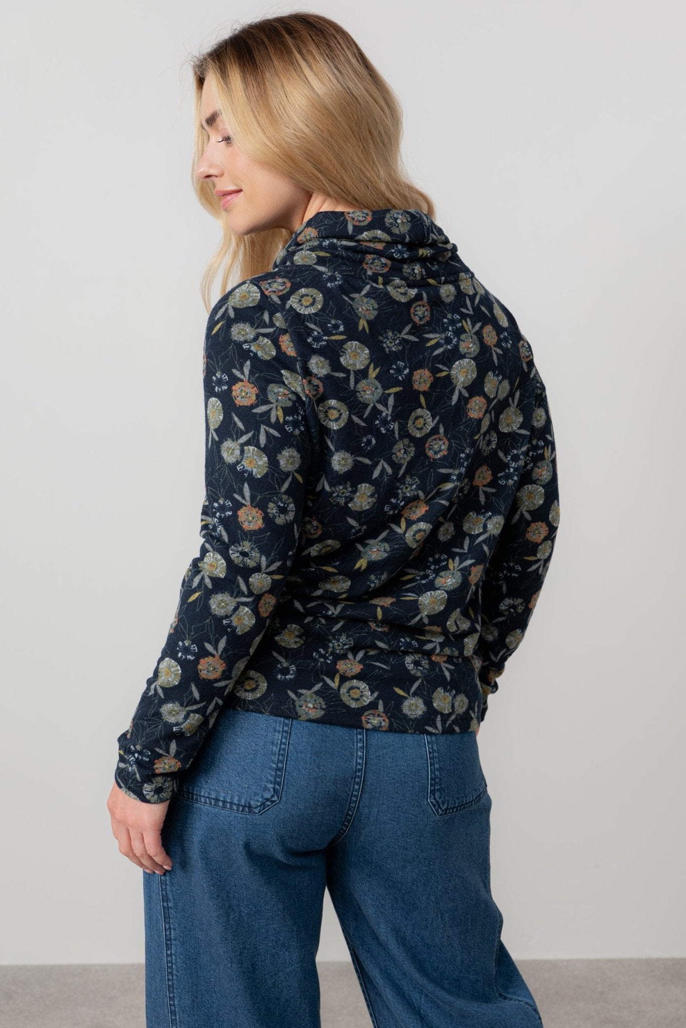 Lily & Me LM25590 Relaxed Everyday Jumper Building Navy - Dotique - Lily & me