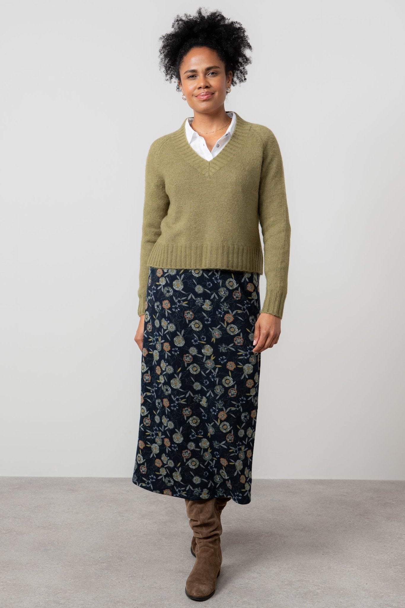 Lily & Me LM25594 Melissa Skirt Building Navy - Dotique - Lily & me