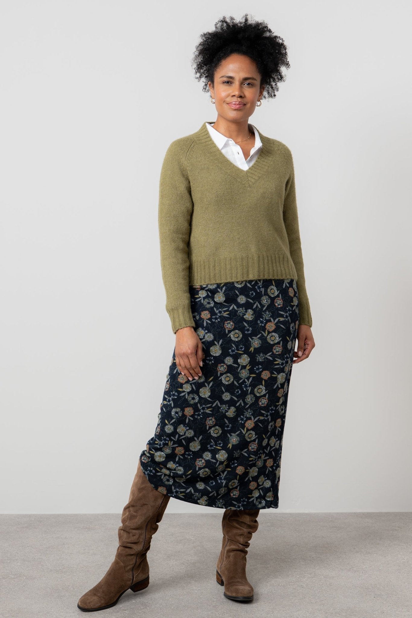 Lily & Me LM25594 Melissa Skirt Building Navy - Dotique - Lily & me