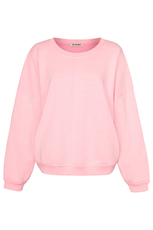 Front view of pink Liv Bergen Ella Come Sweater by liv bergen available to shop liv bergen at Dotique