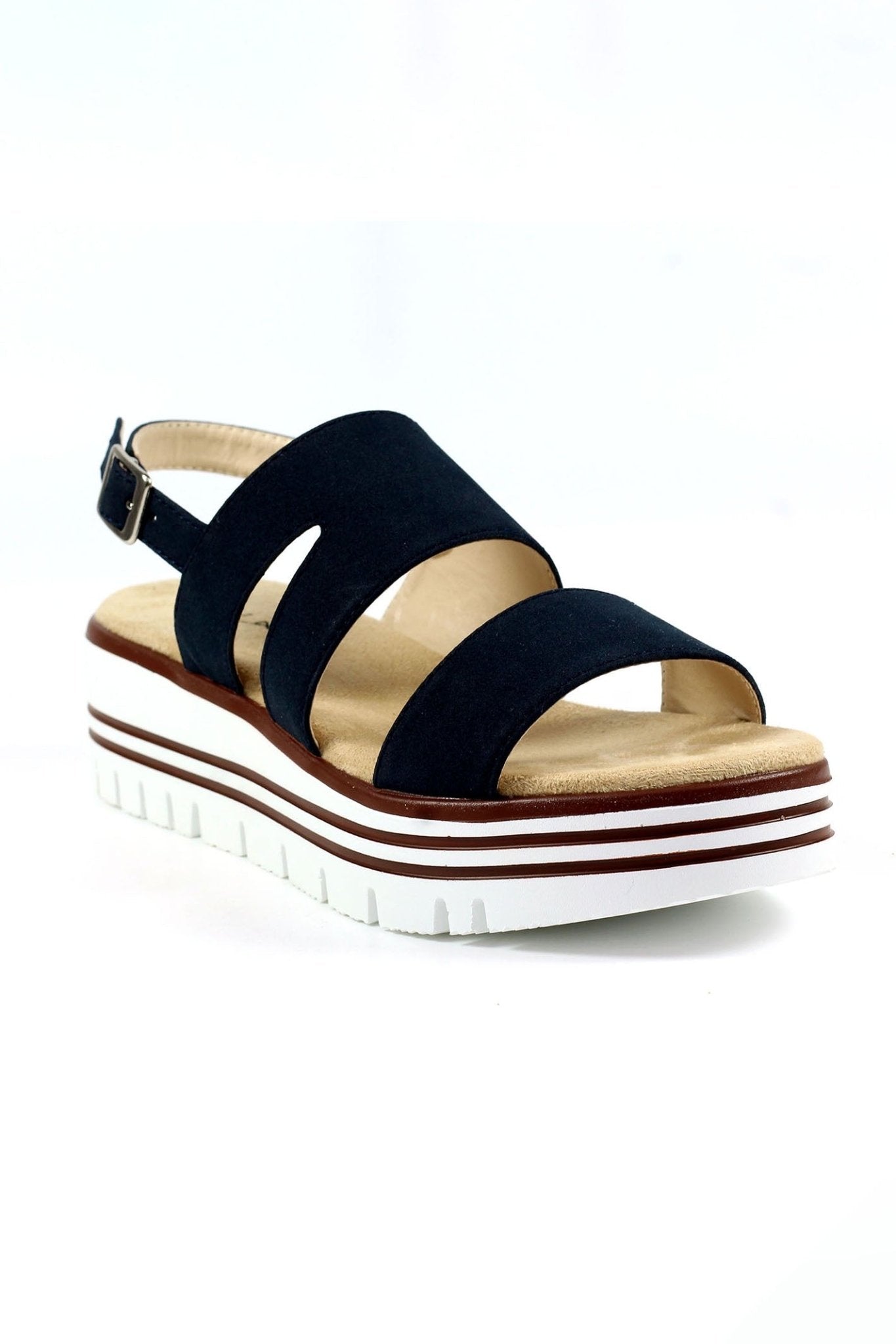 Lunar JLB007 Jocelyn Blue Wedge Sandal - Dotique - Lunar