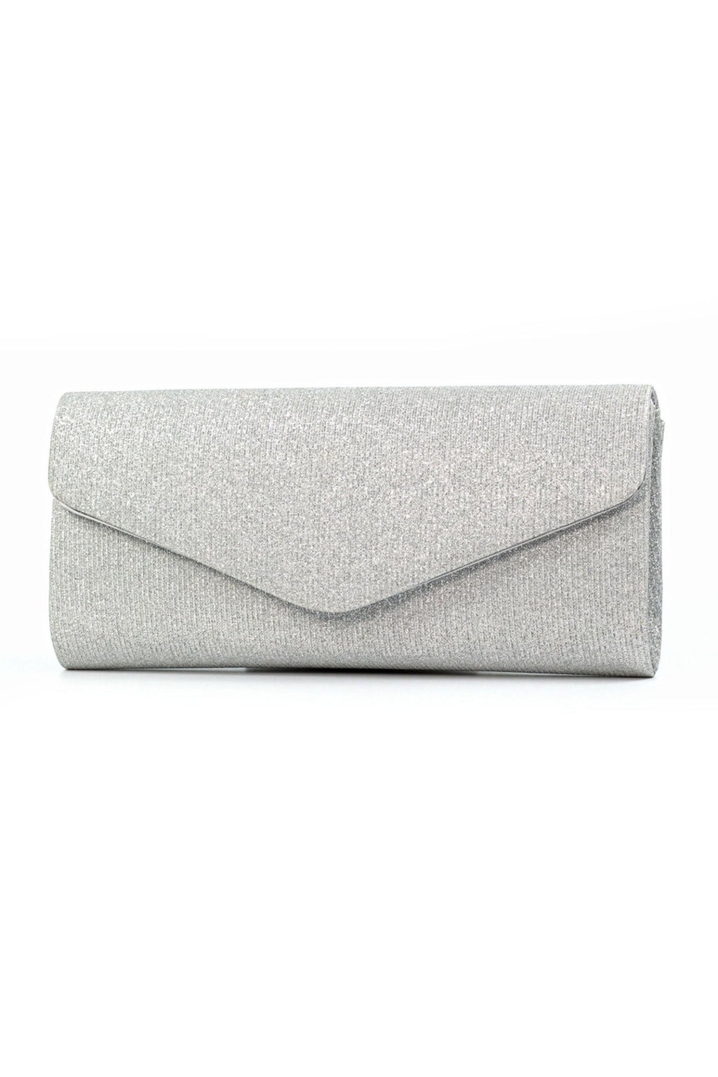 Lunar ZLH135 KALINA Silver Clutch Bag - Dotique