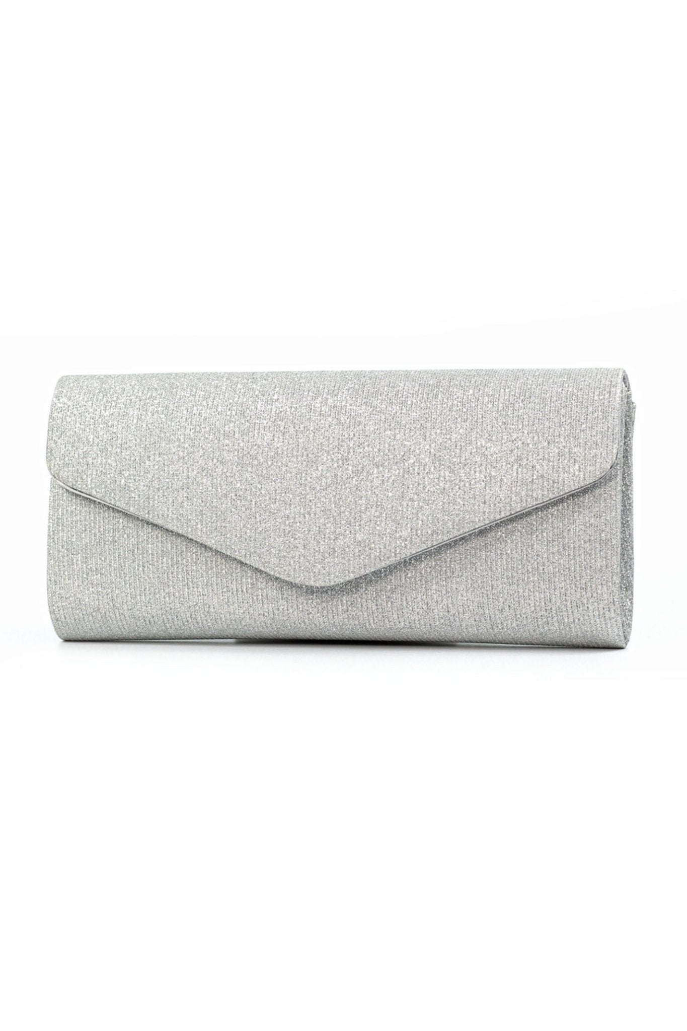 Lunar ZLH135 KALINA Silver Clutch Bag - Dotique
