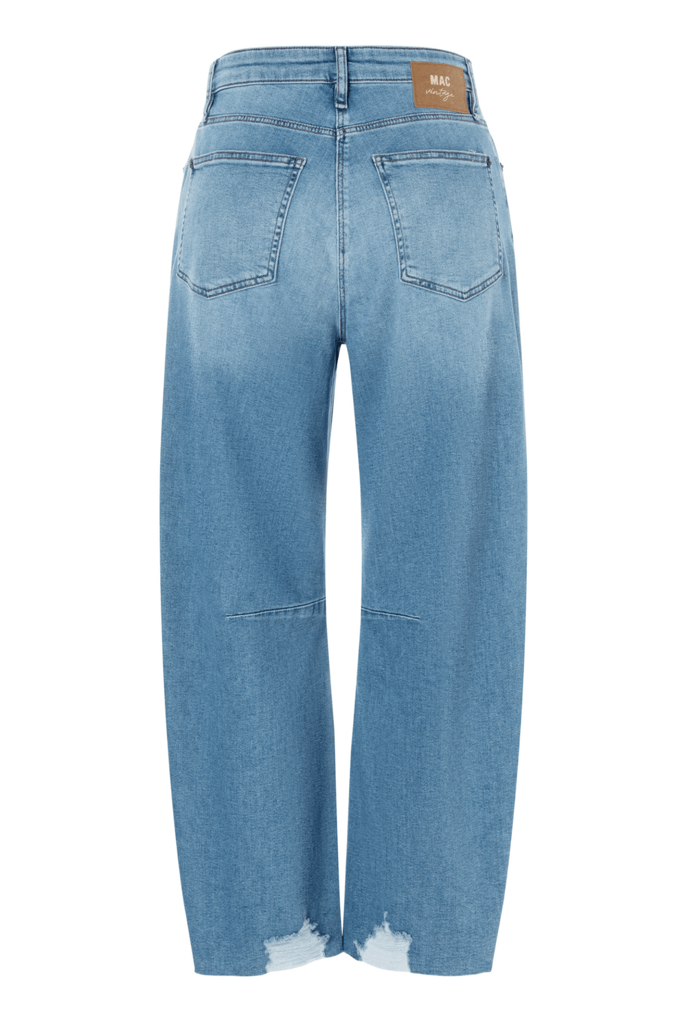 MAC Dakota Fringe Barrel Jeans Destroyed Fringe 3124 - 90 - D414 - Dotique