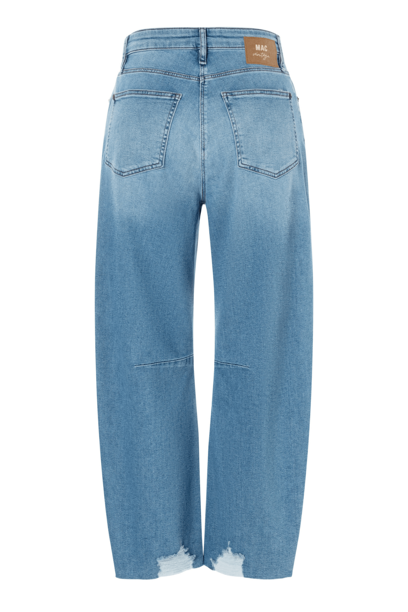MAC Dakota Fringe Barrel Jeans Destroyed Fringe 3124 - 90 - D414 - Dotique