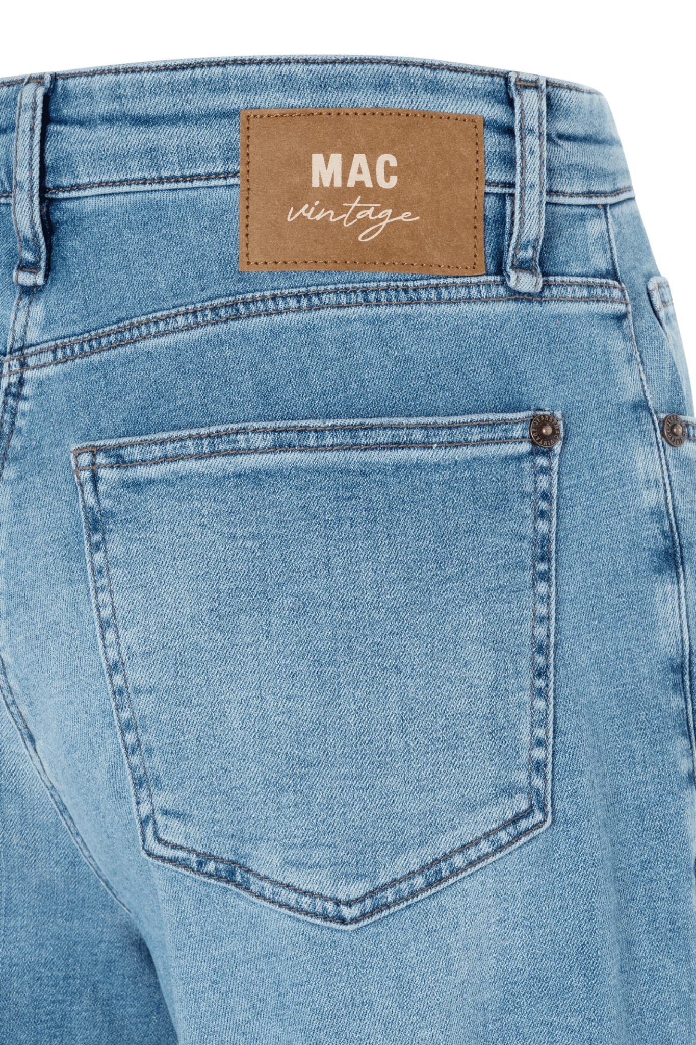 MAC Dakota Fringe Barrel Jeans Destroyed Fringe 3124 - 90 - D414 - Dotique